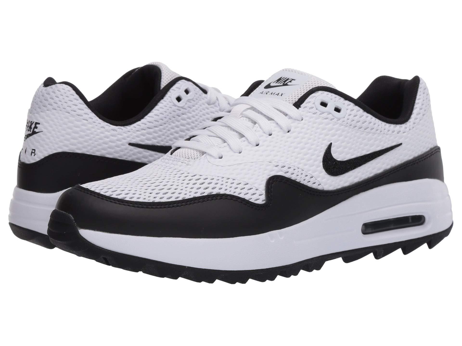 Nike Leather Air Max 1 G Golf Shoes in White - Lyst