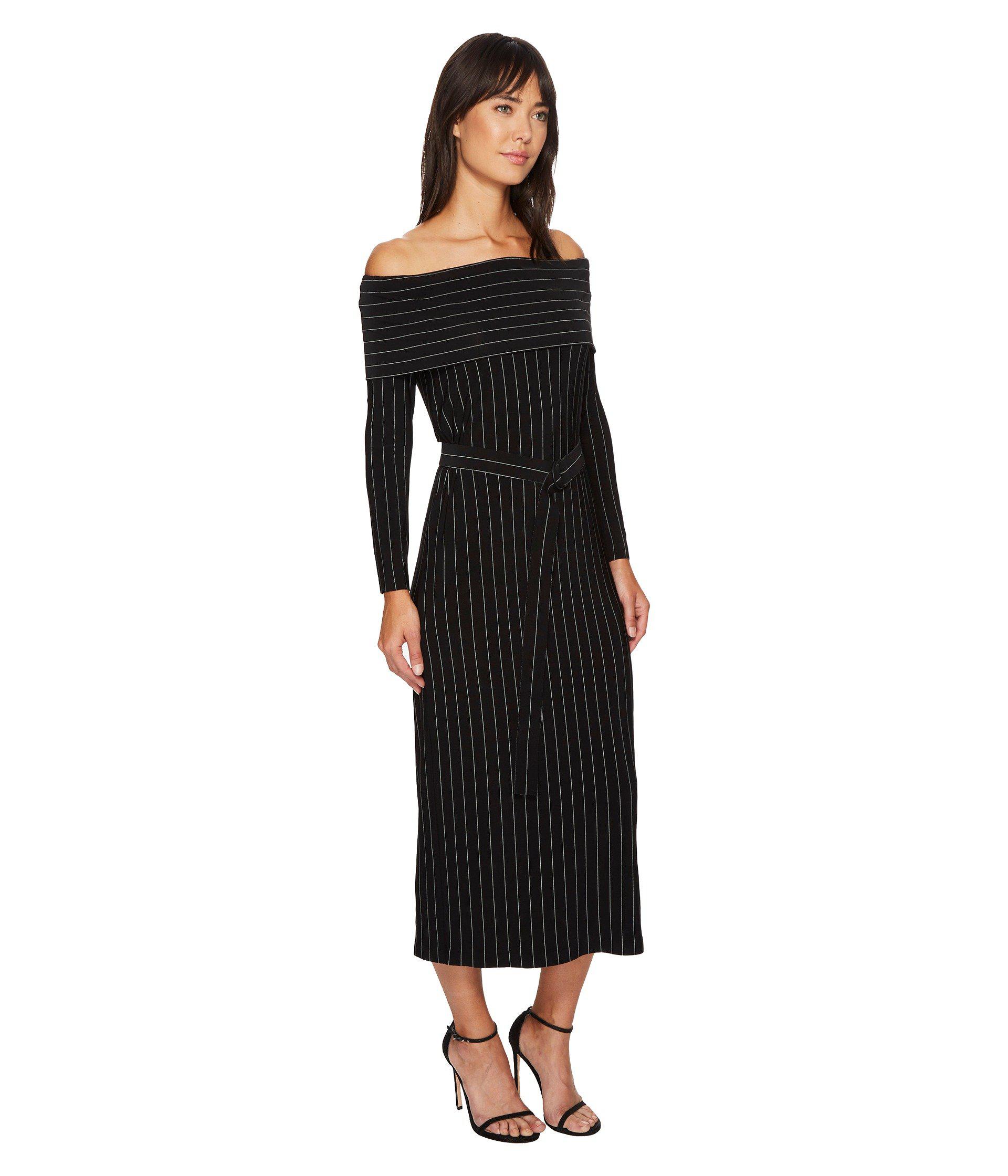 off shoulder straight dress