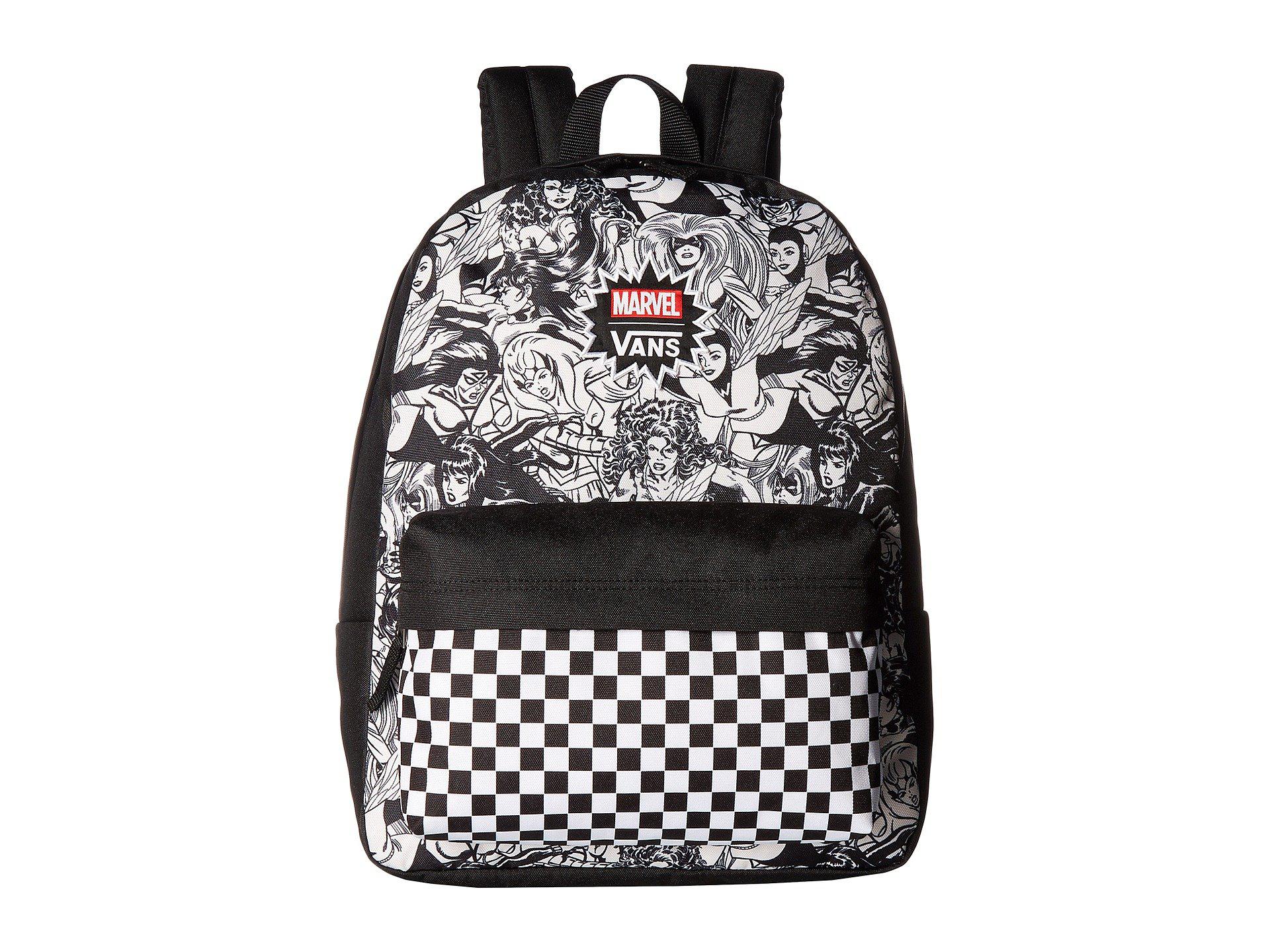 Vans Synthetic Marvel R Women Realm Backpack Black Backpack