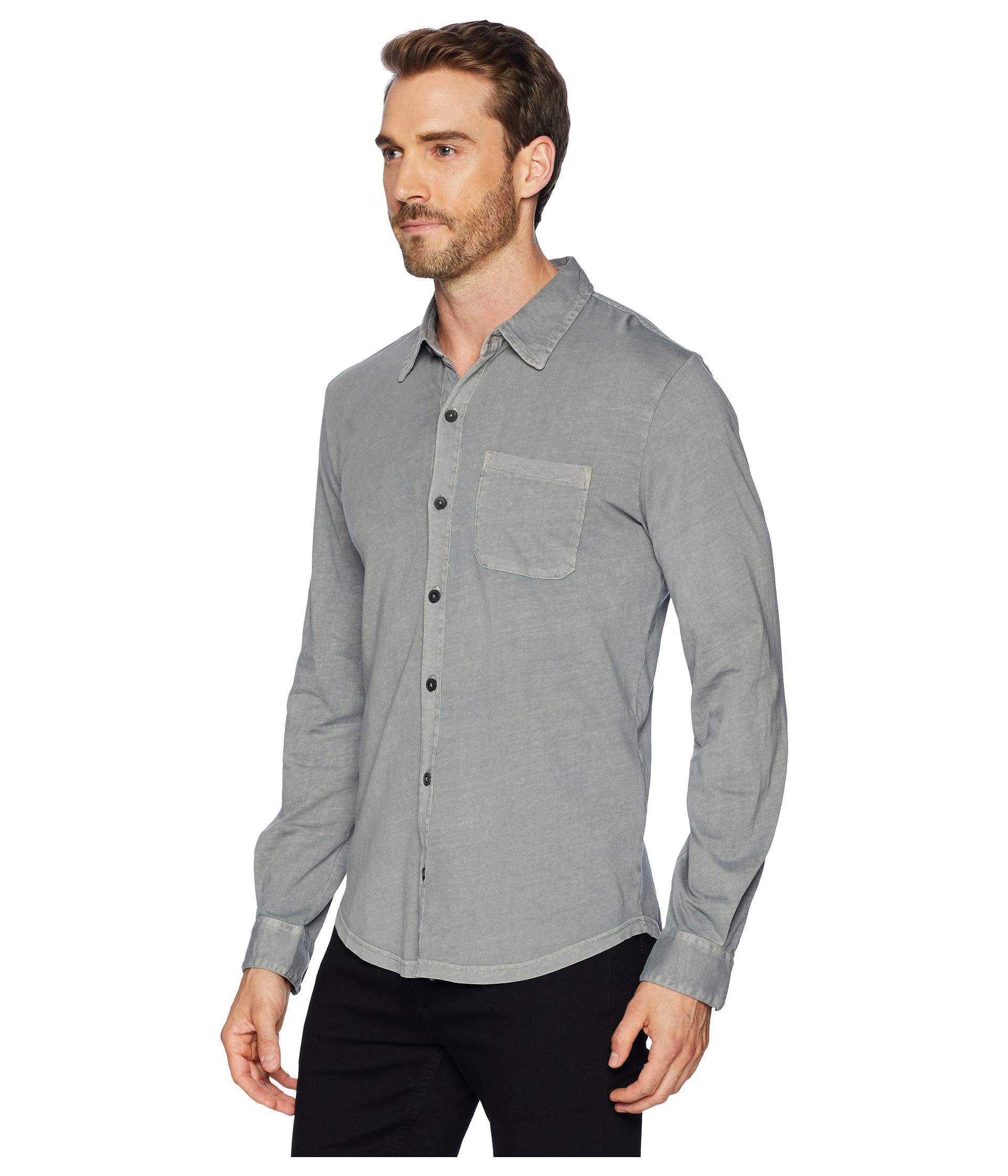 Download Mod-o-doc Cotton Summerland Knit Long Sleeve Jersey Button ...