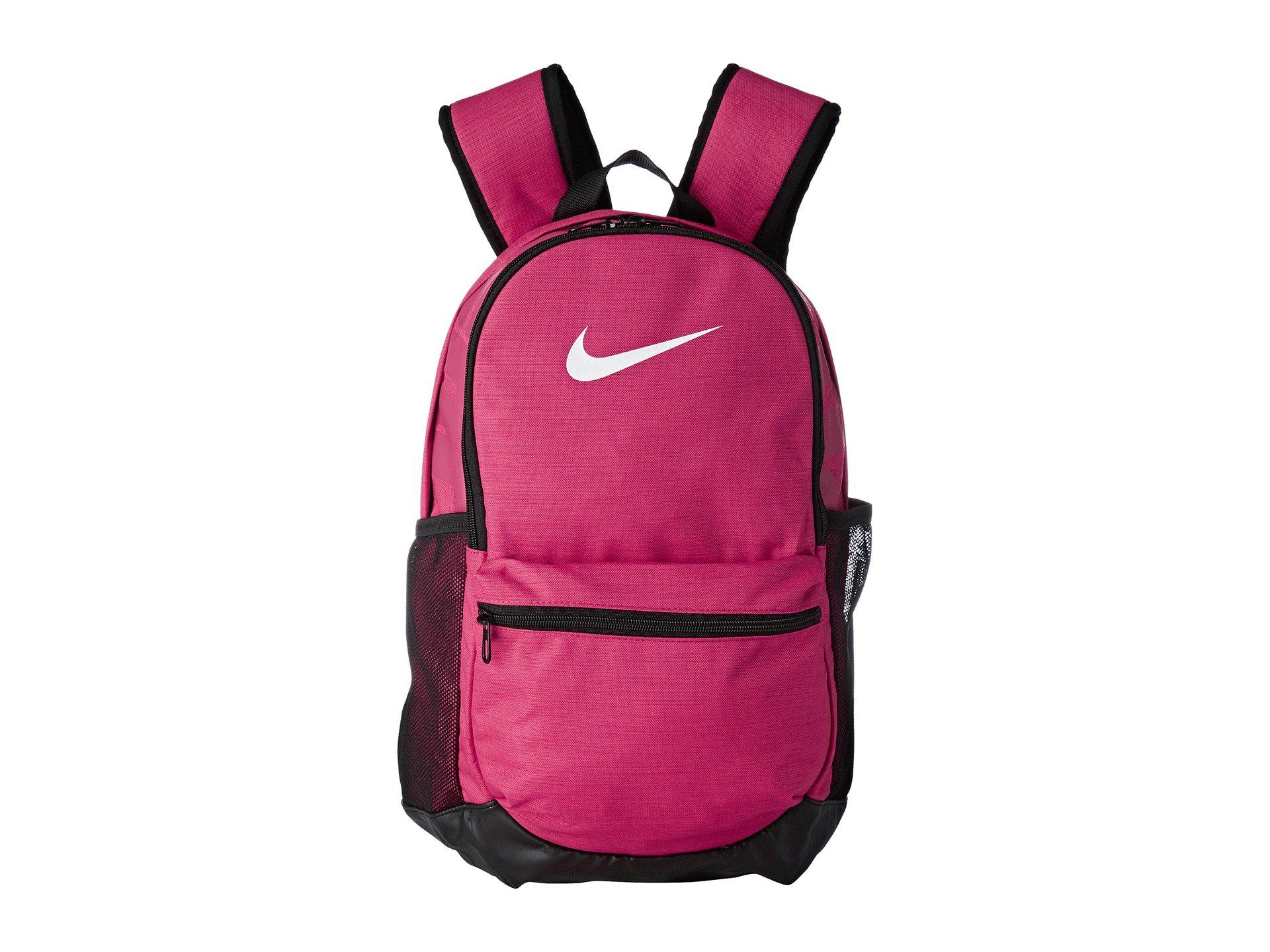 nike pink and black backpack