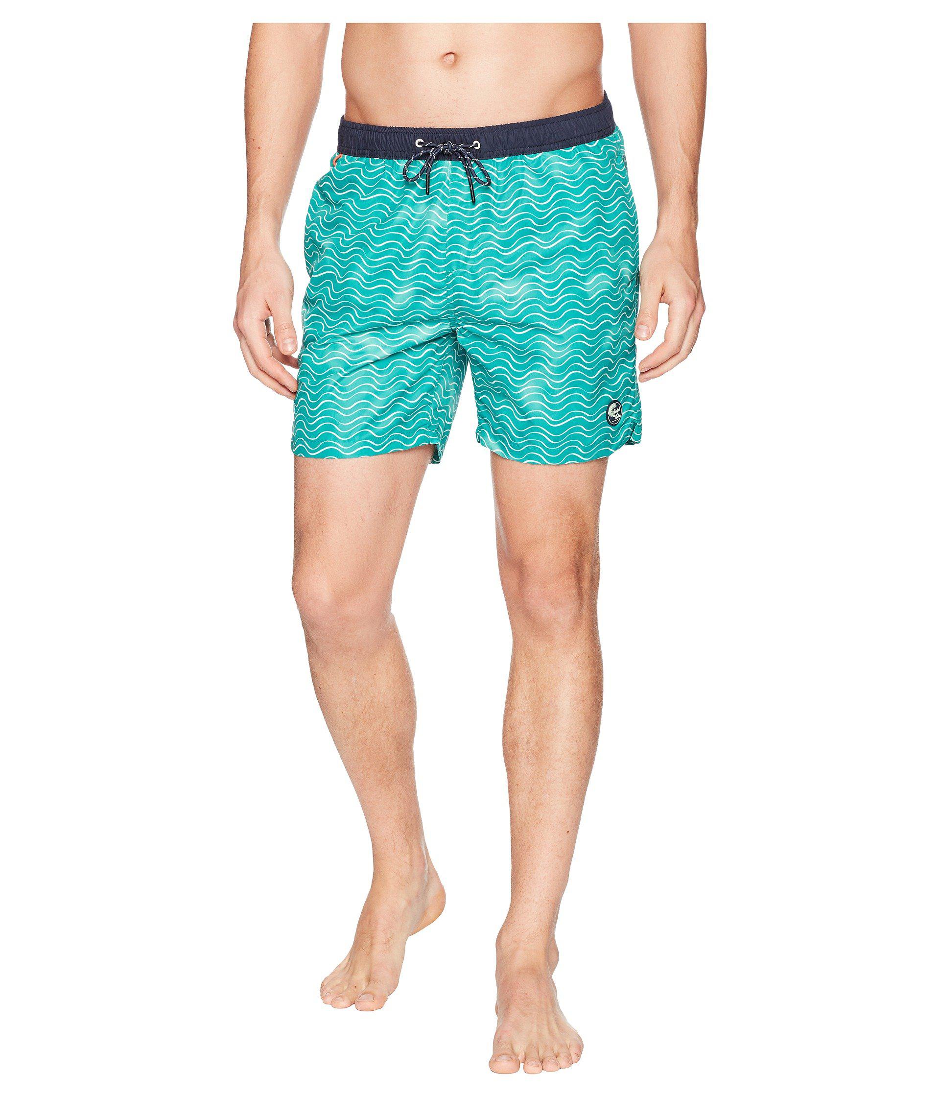 Scotch /& Soda Mens Classic Swim Shorts with Fresh Two-Tone All Over Pattern