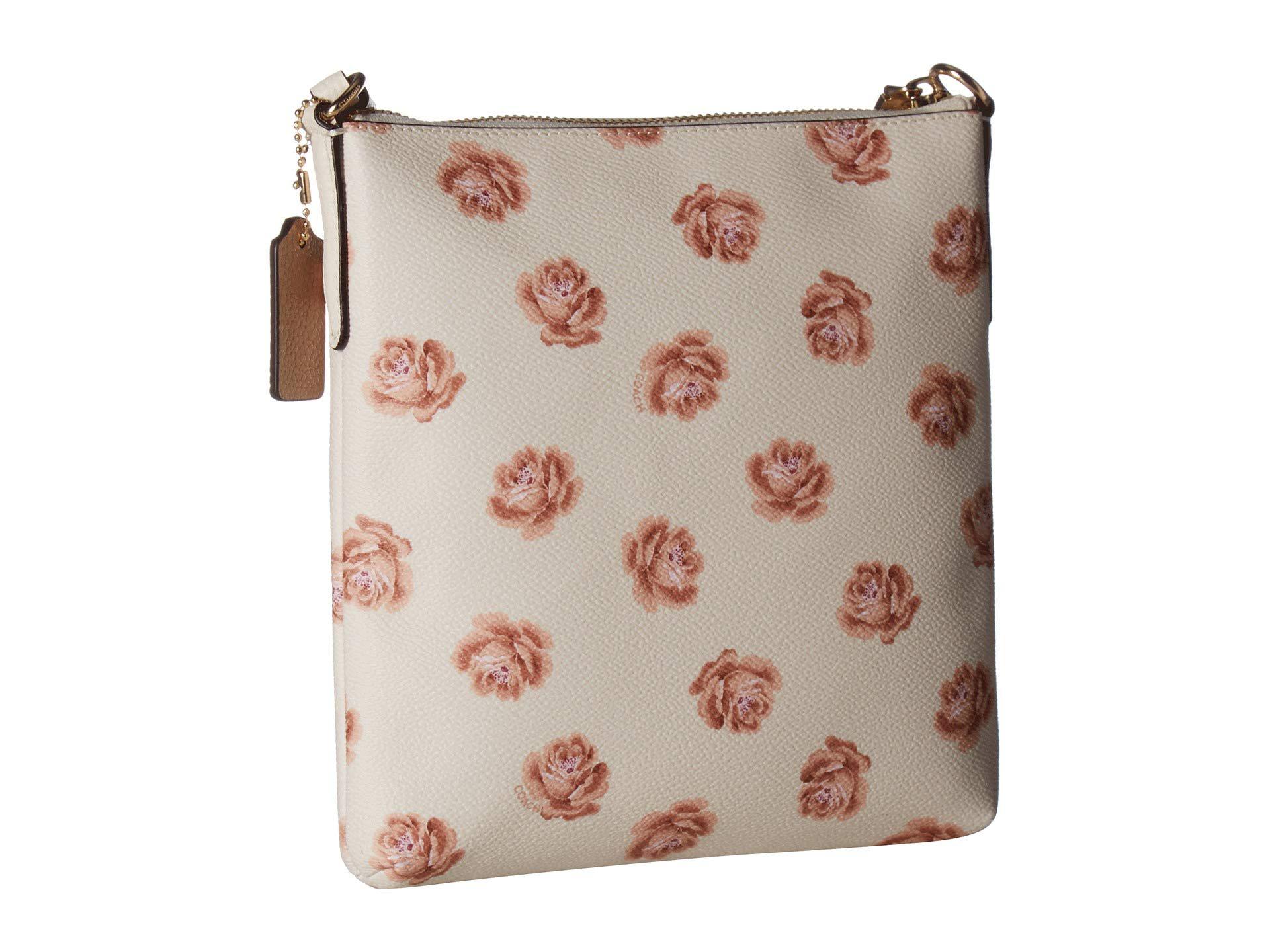 Rose print deals coach purse