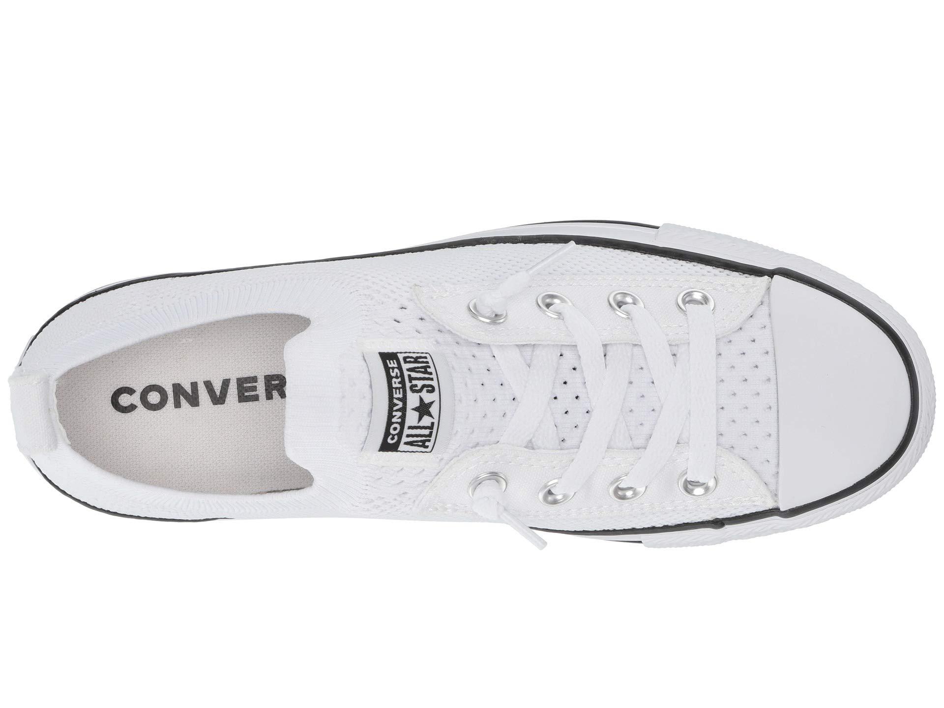 white knit converse