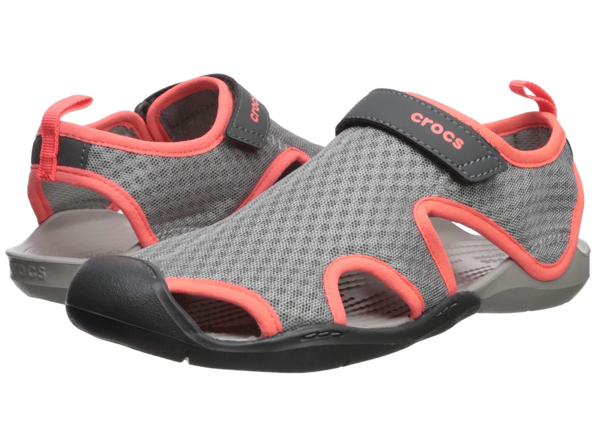 Crocs™ Swiftwater Mesh Sandal in Gray | Lyst