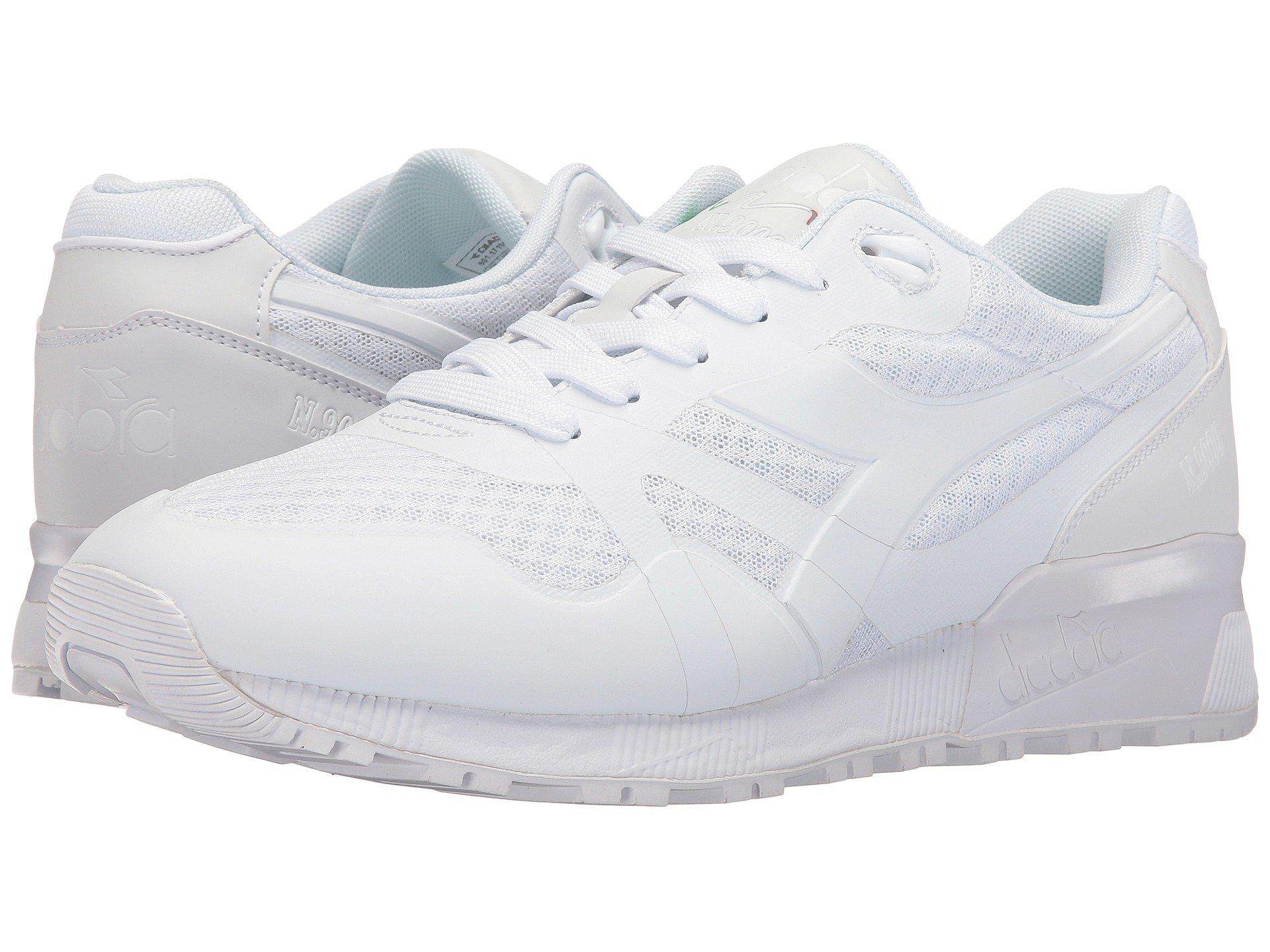 all white diadora
