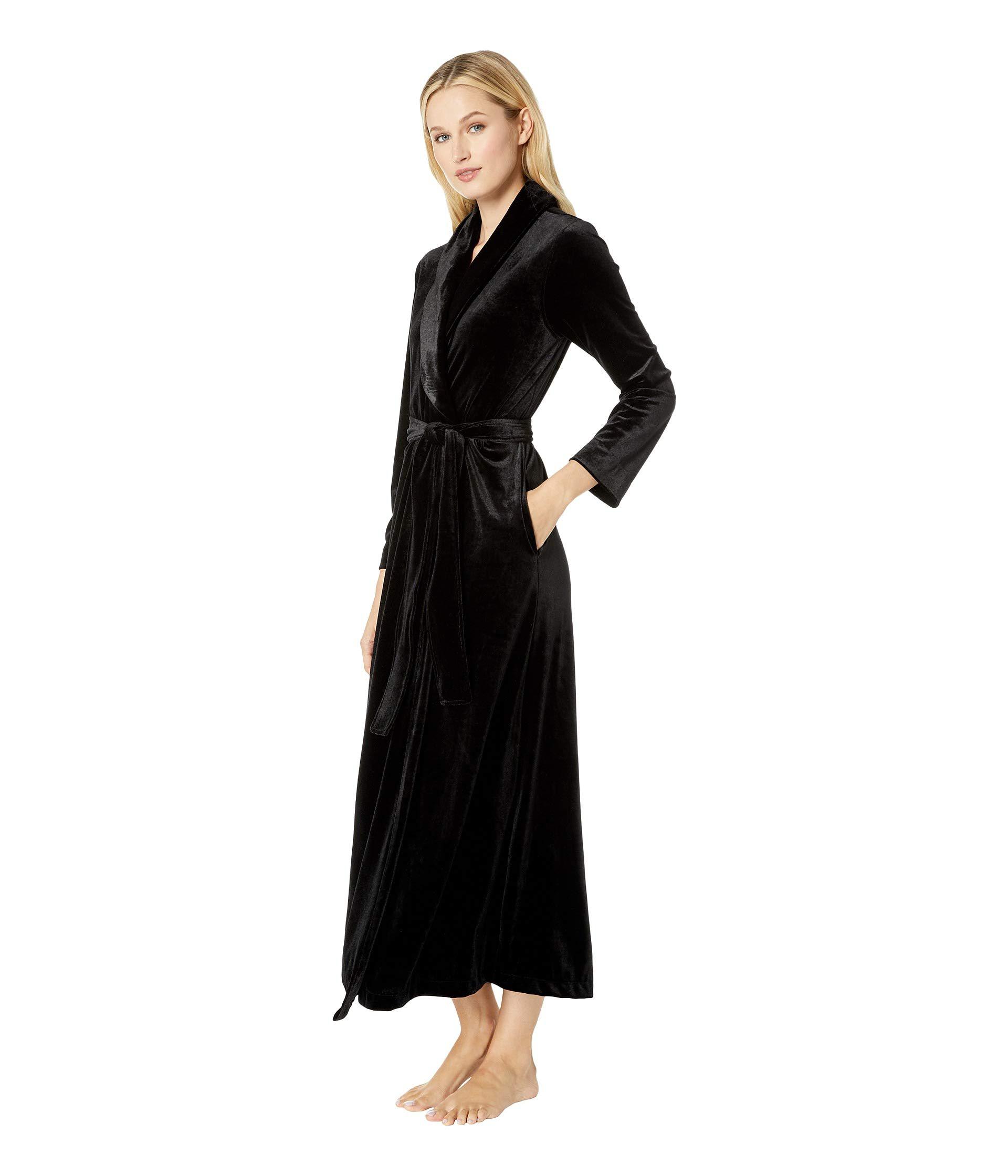 long velvet robe