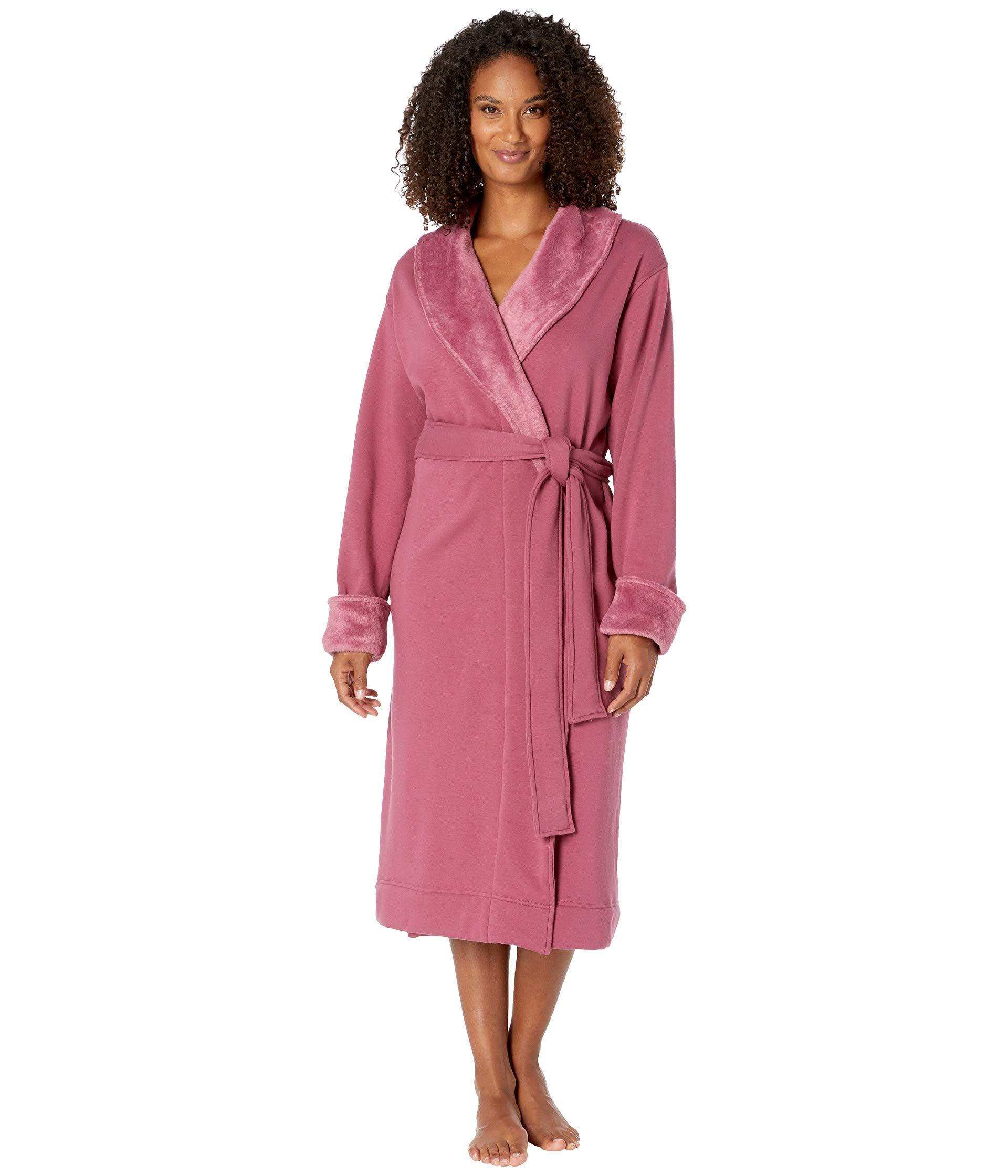 UGG Cotton Plus Size Duffield Ii Robe in Pink Lyst