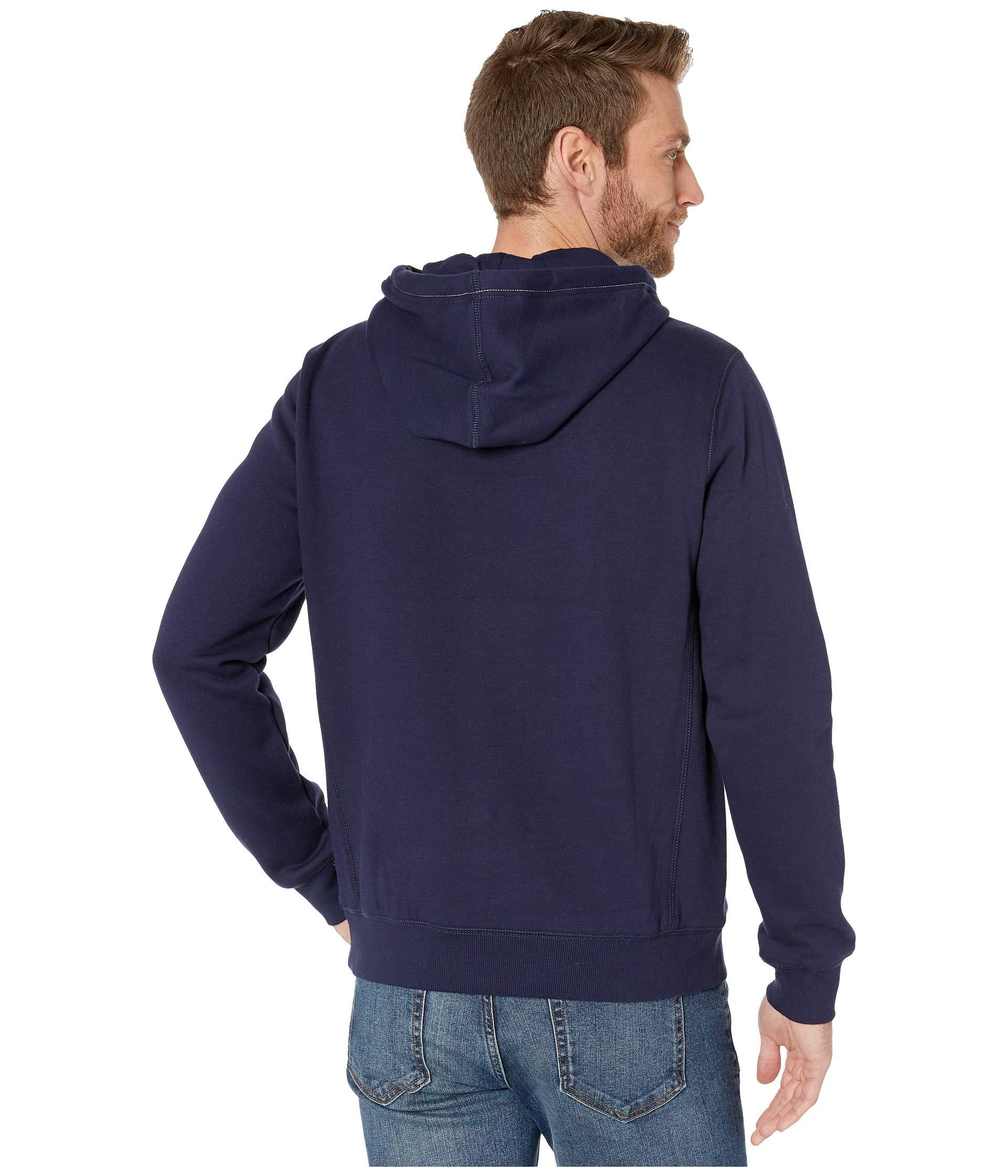 tommy hilfiger brooks logo print hoodie