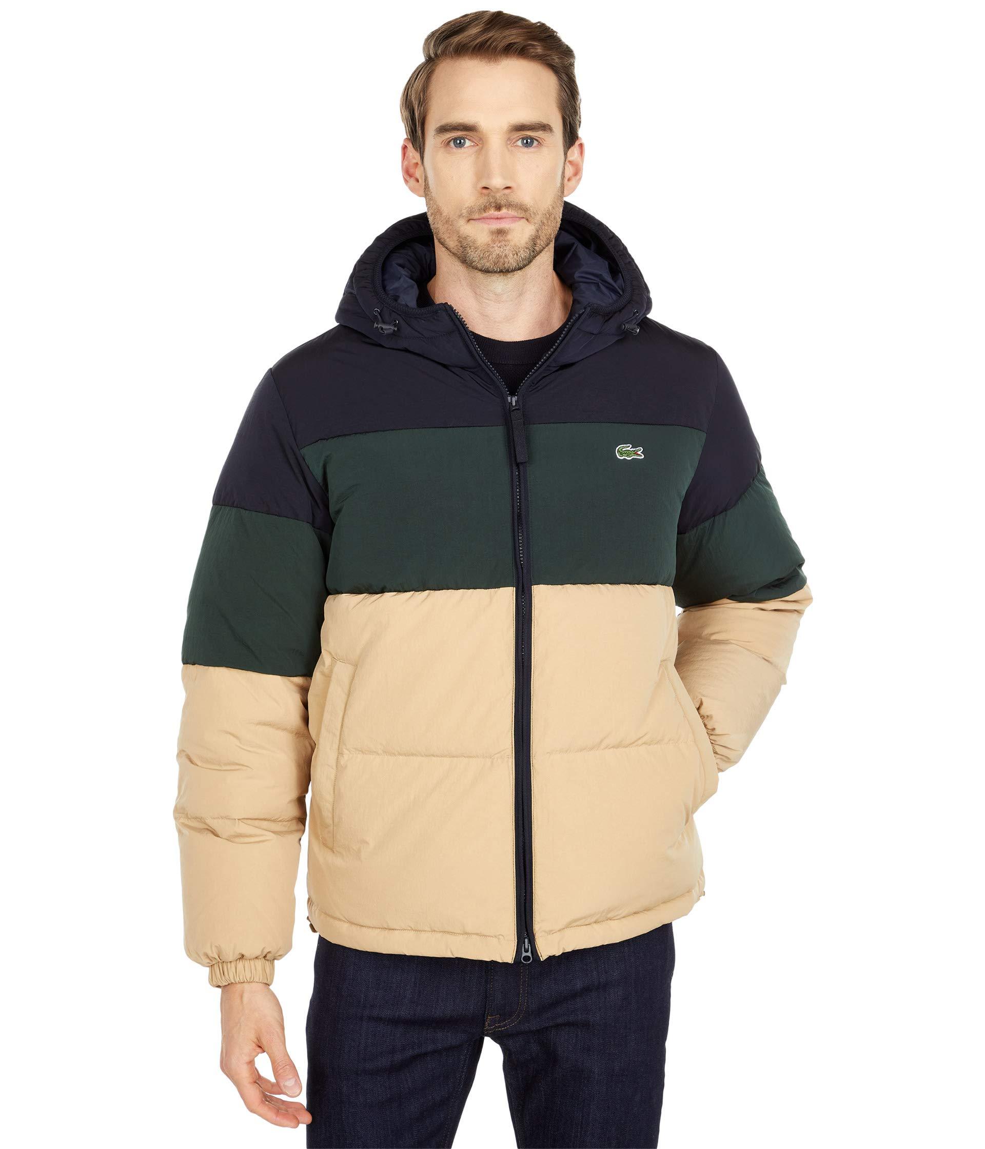 lacoste jacket puffer