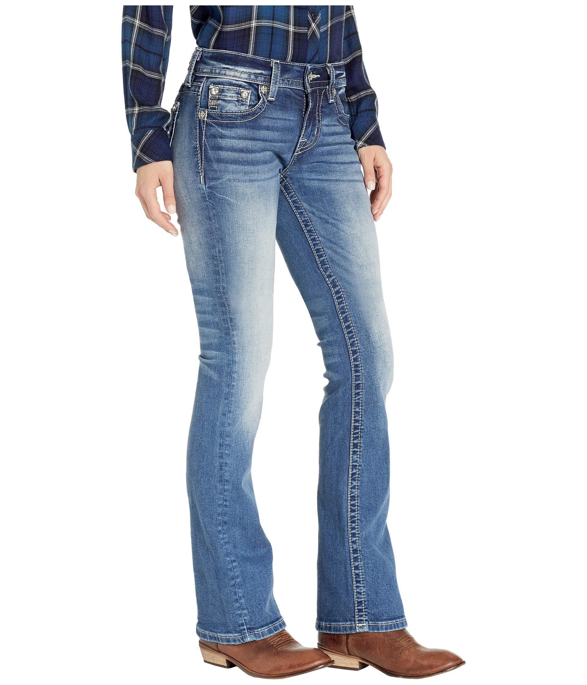 cowhide miss me jeans