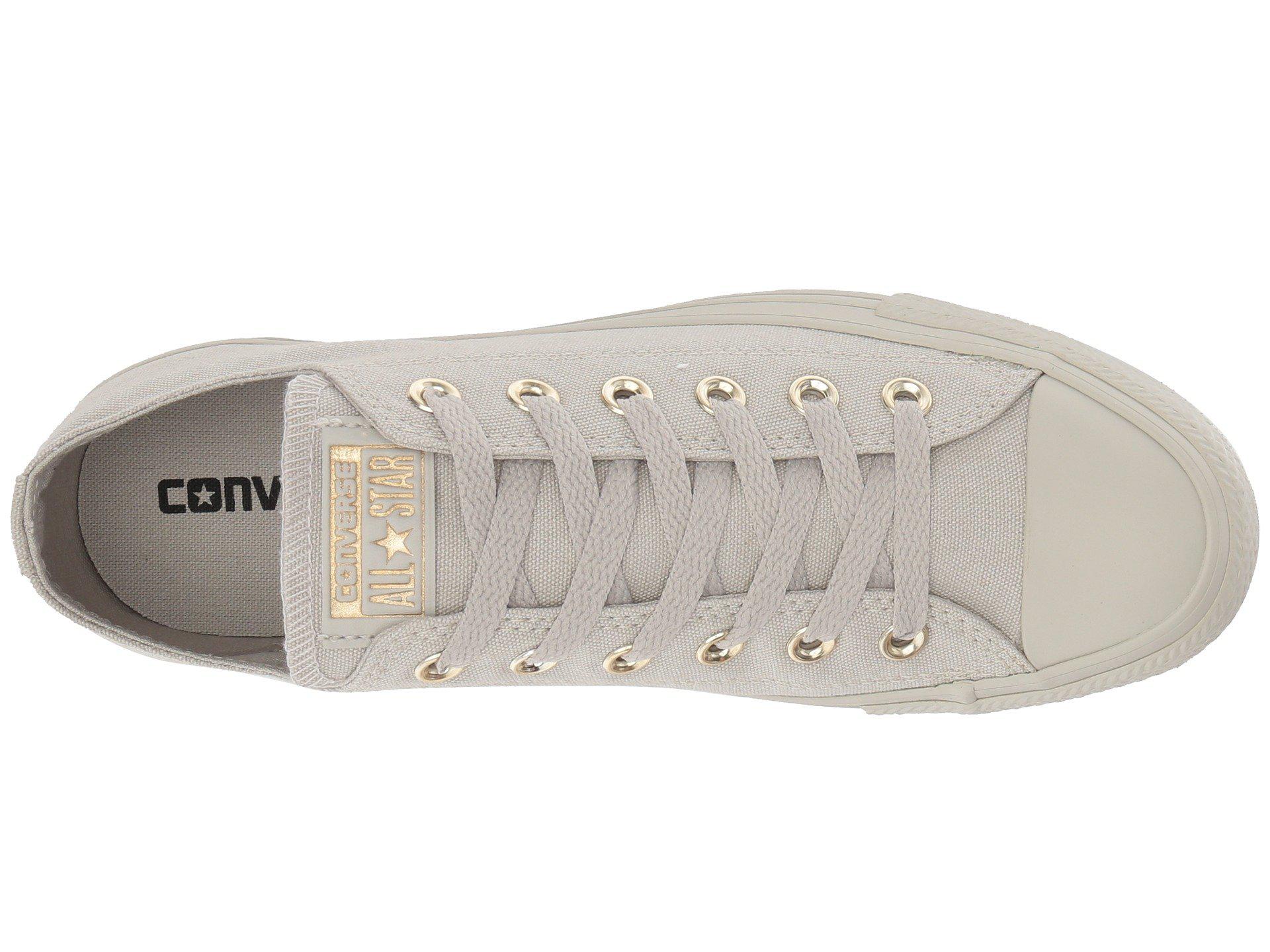 Converse Chuck Taylor® All Star Mono Canvas Ox in Gray for Men | Lyst