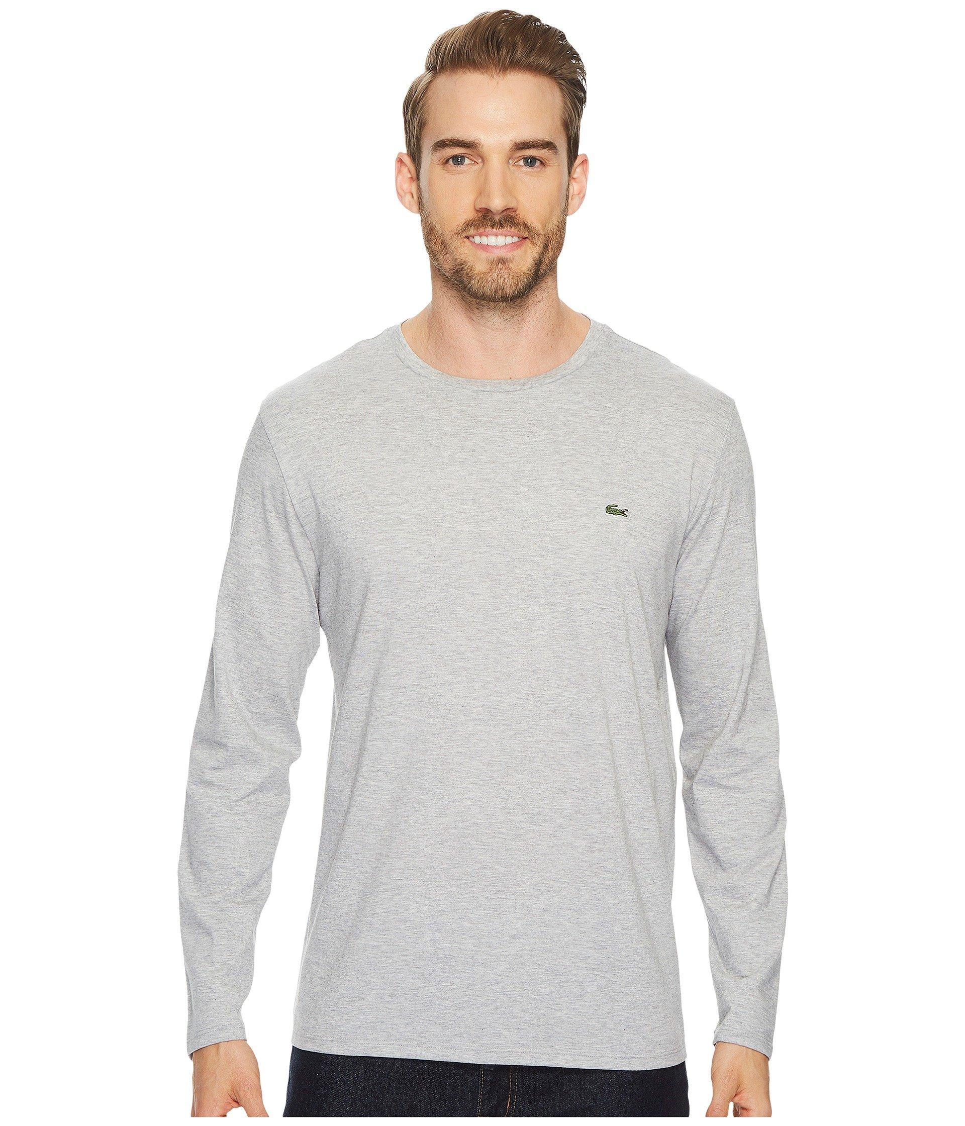 lacoste gray t shirt