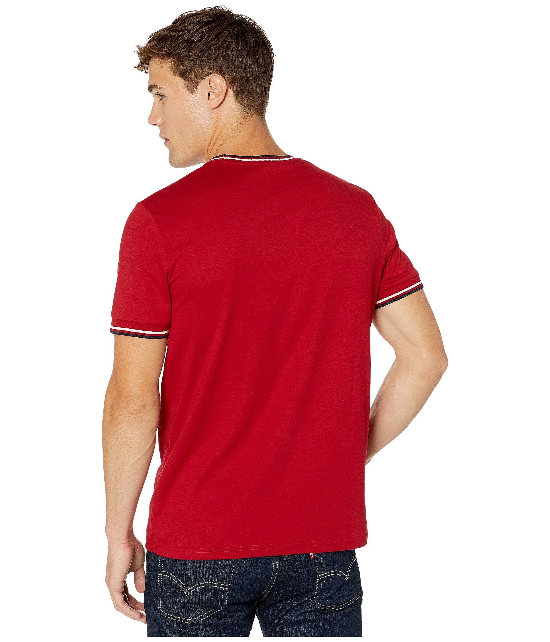 mens fred perry ringer t shirt