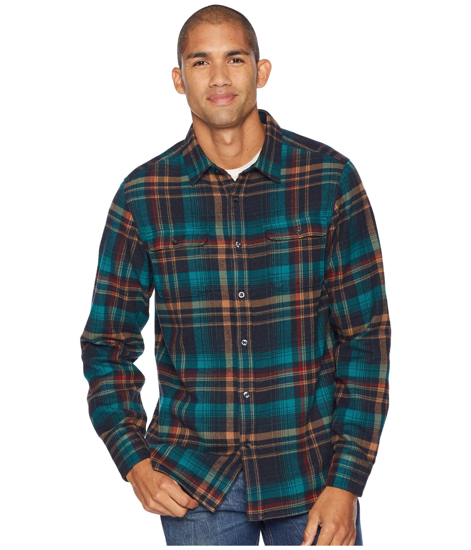 the north face men's long sleeve arroyo flannel