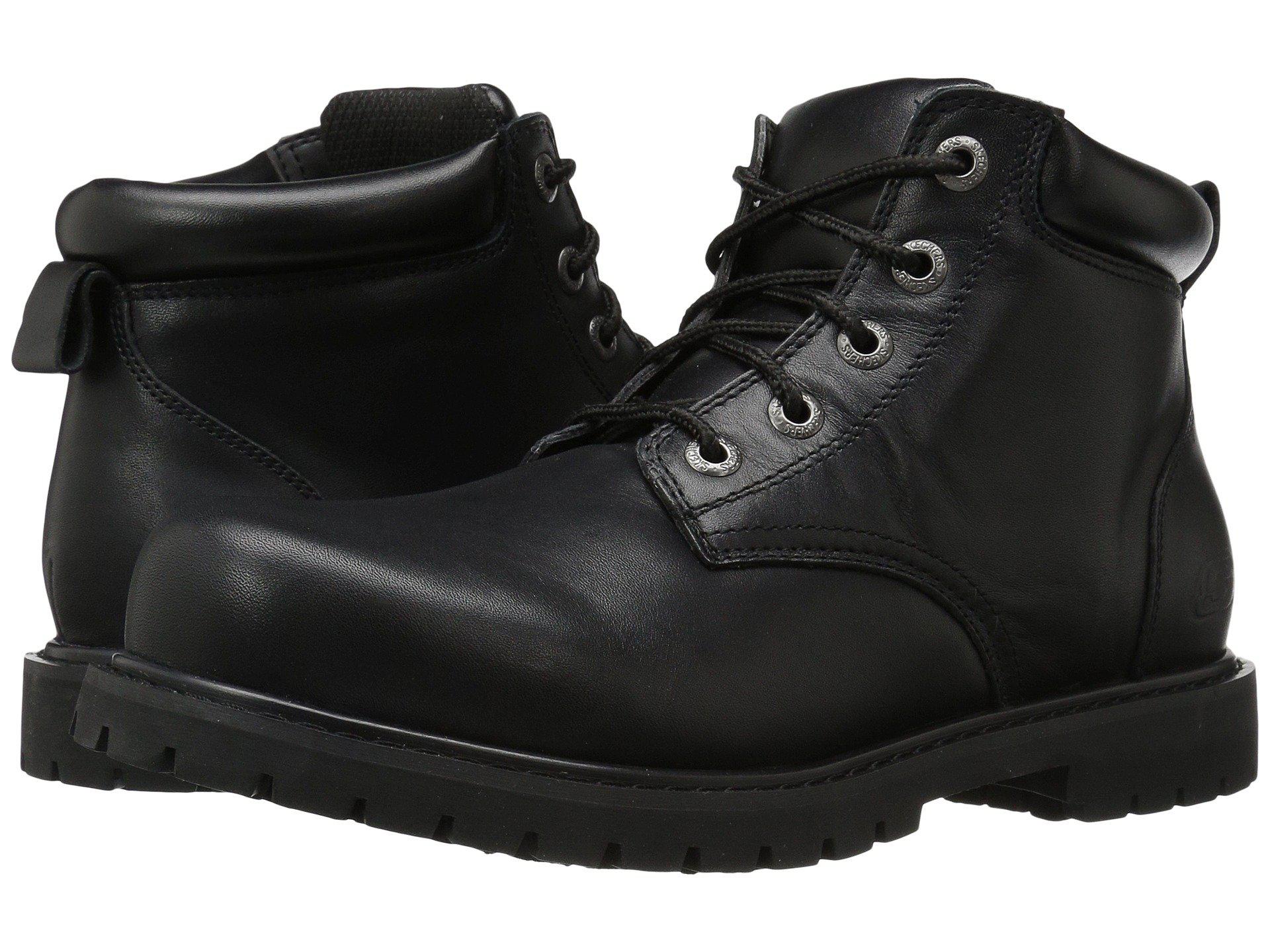 skechers mens boots work boot