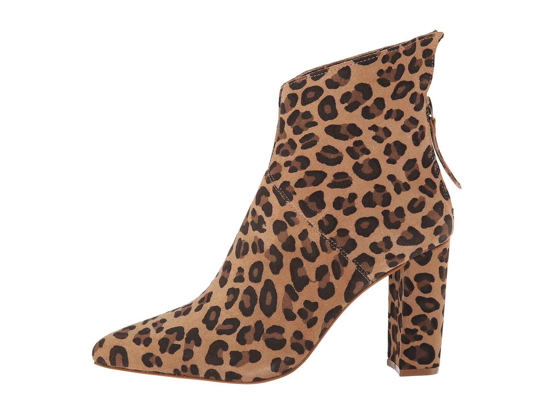 matisse tinsel bootie leopard