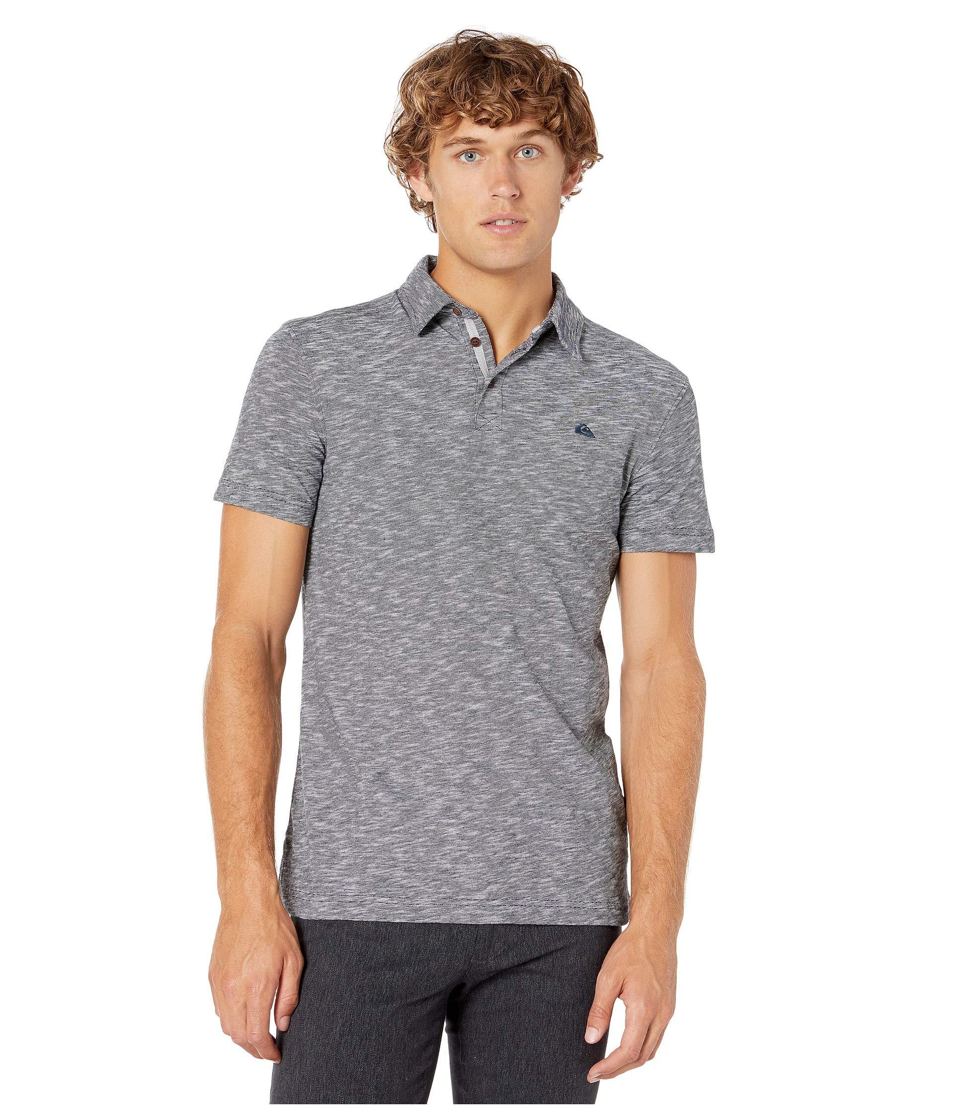 Quiksilver Cotton Everyday Sun Cruise Polo in Gray for Men - Lyst