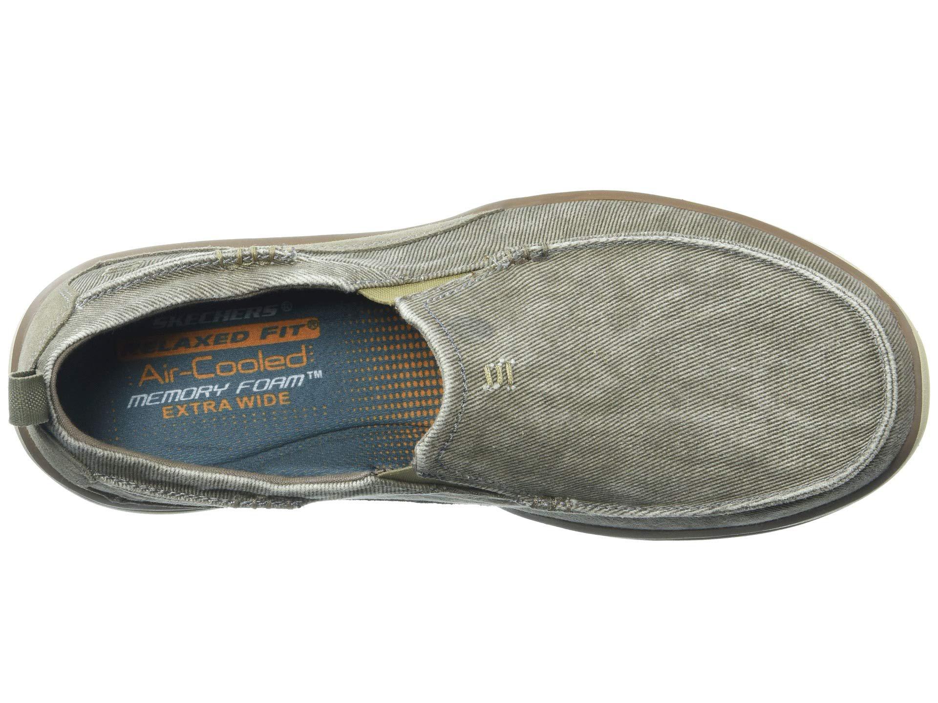 skechers canvas loafers