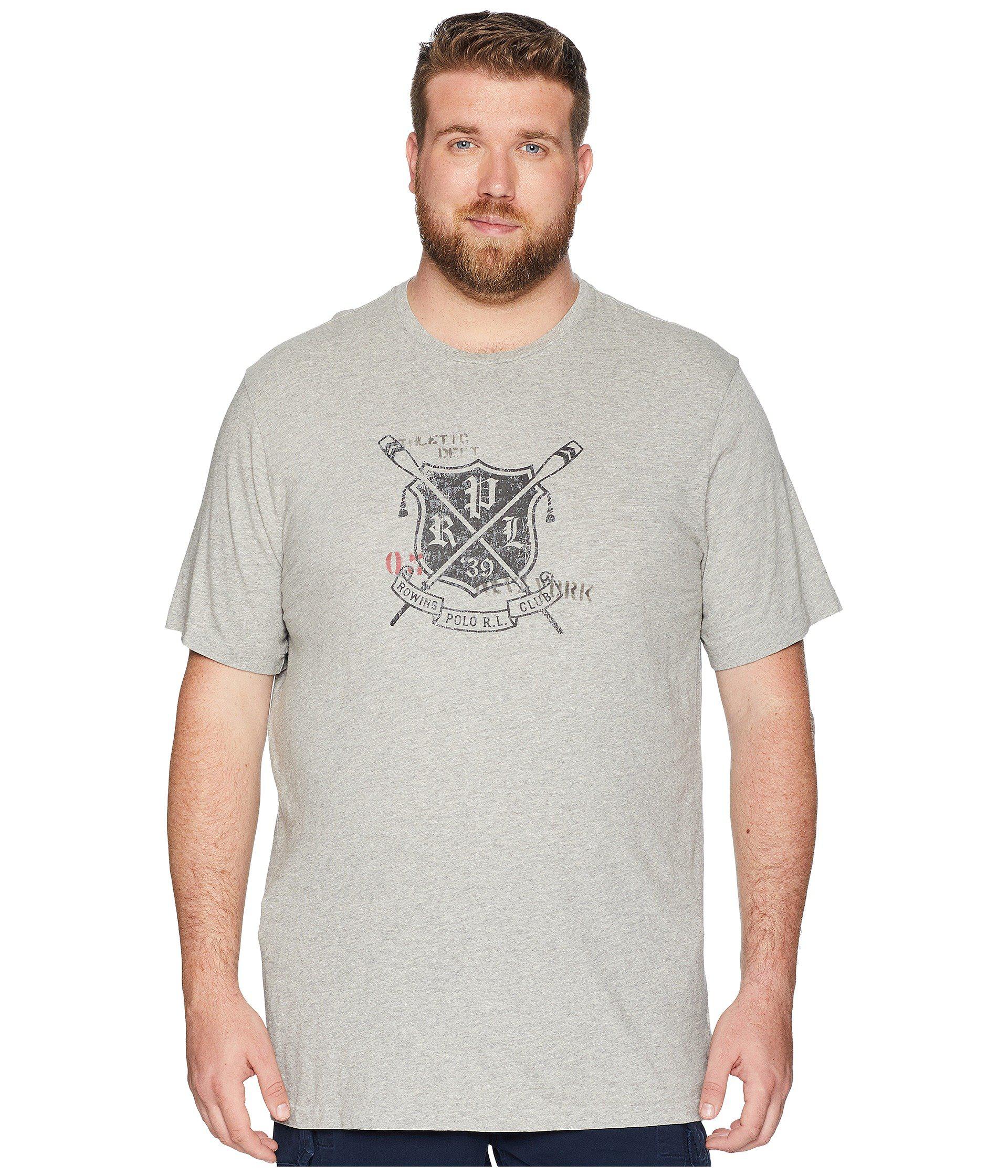 Download Polo Ralph Lauren Cotton Big Tall Rowing Club Crew T-shirt ...