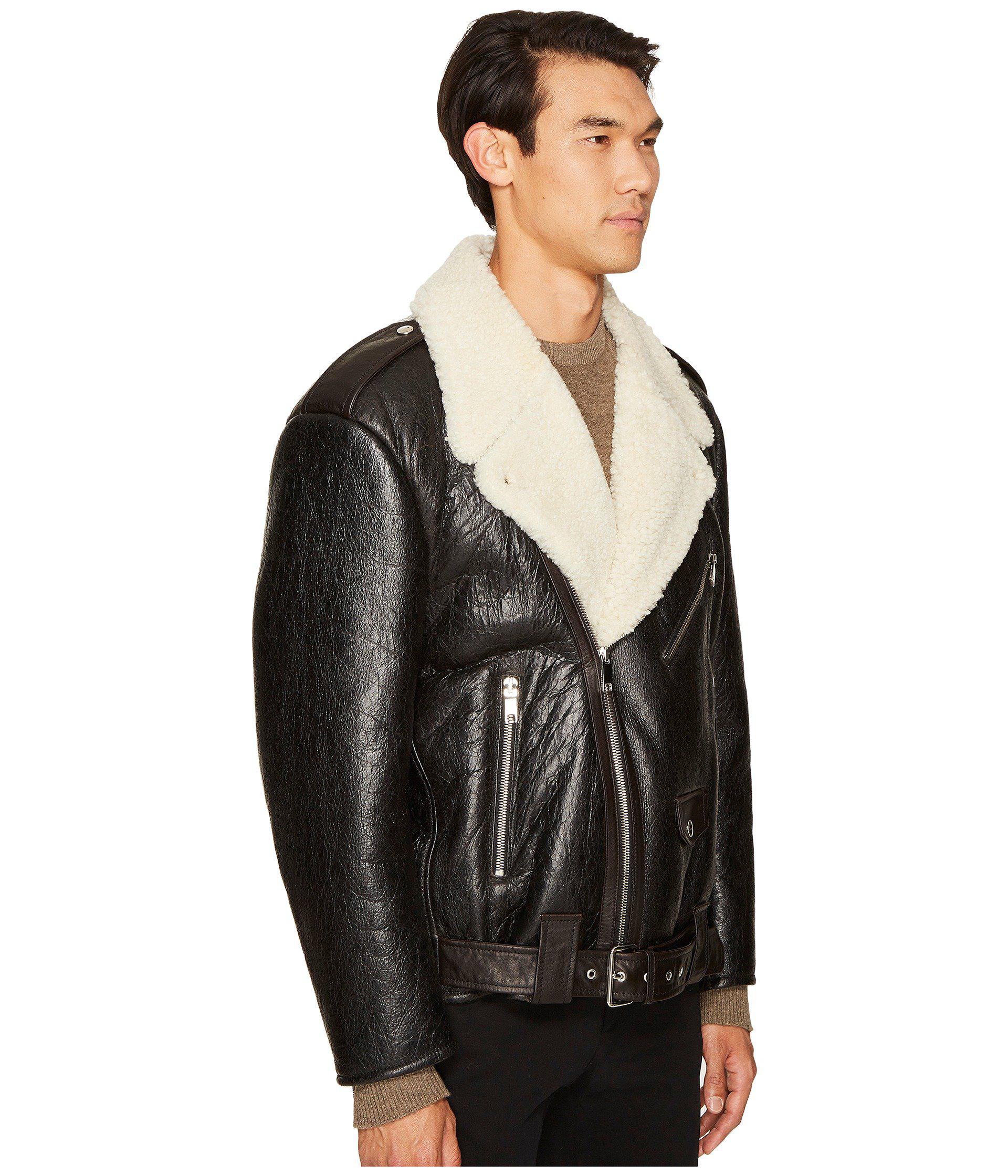 marc jacobs shearling jacket
