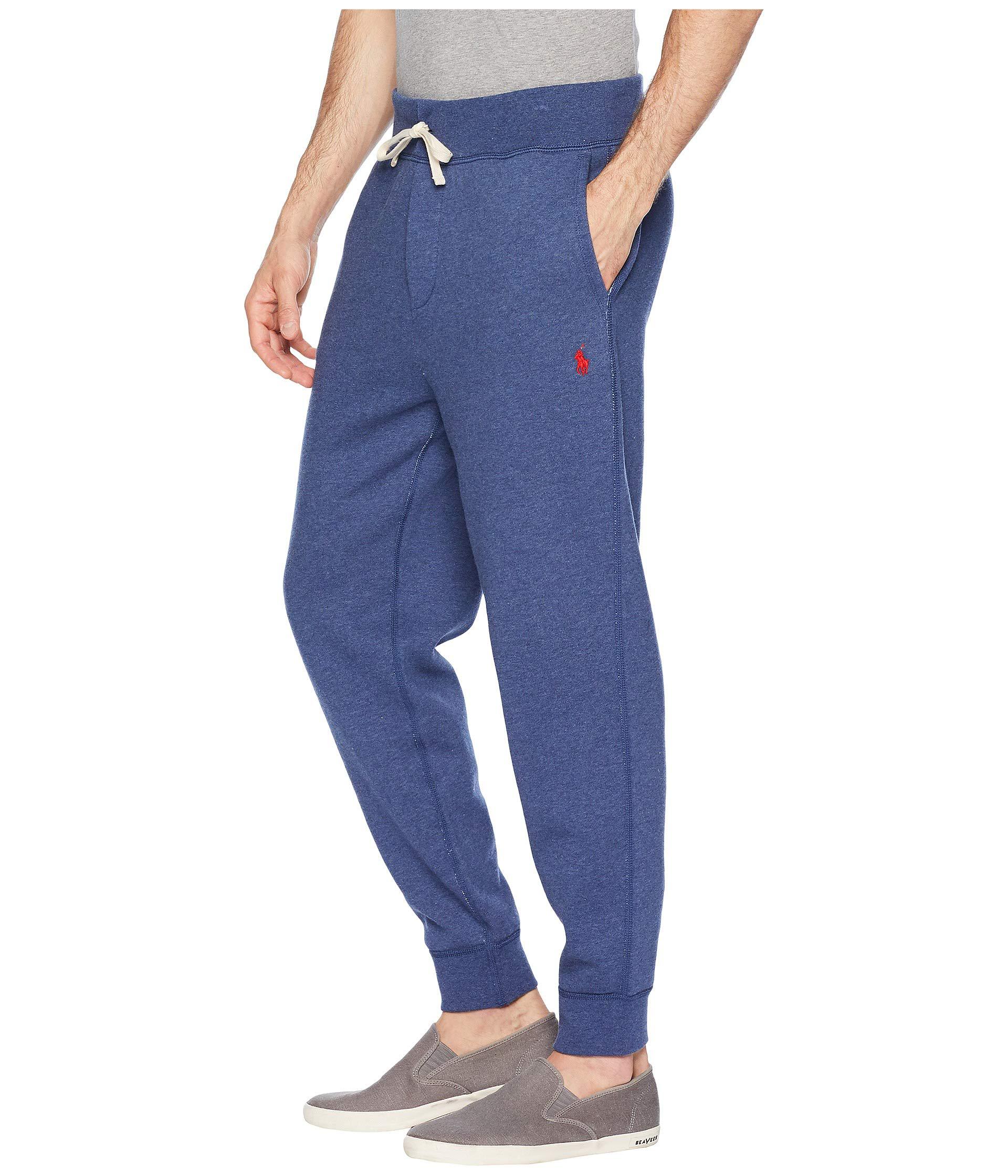 Polo Ralph Lauren Classic Athletic Fleece Pants in Blue for Men Lyst