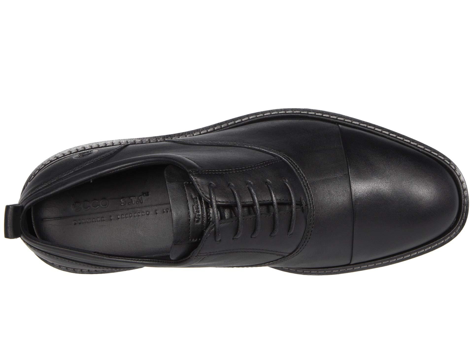 Ecco St.1 Hybrid Cap Toe Tie in Black for Men | Lyst