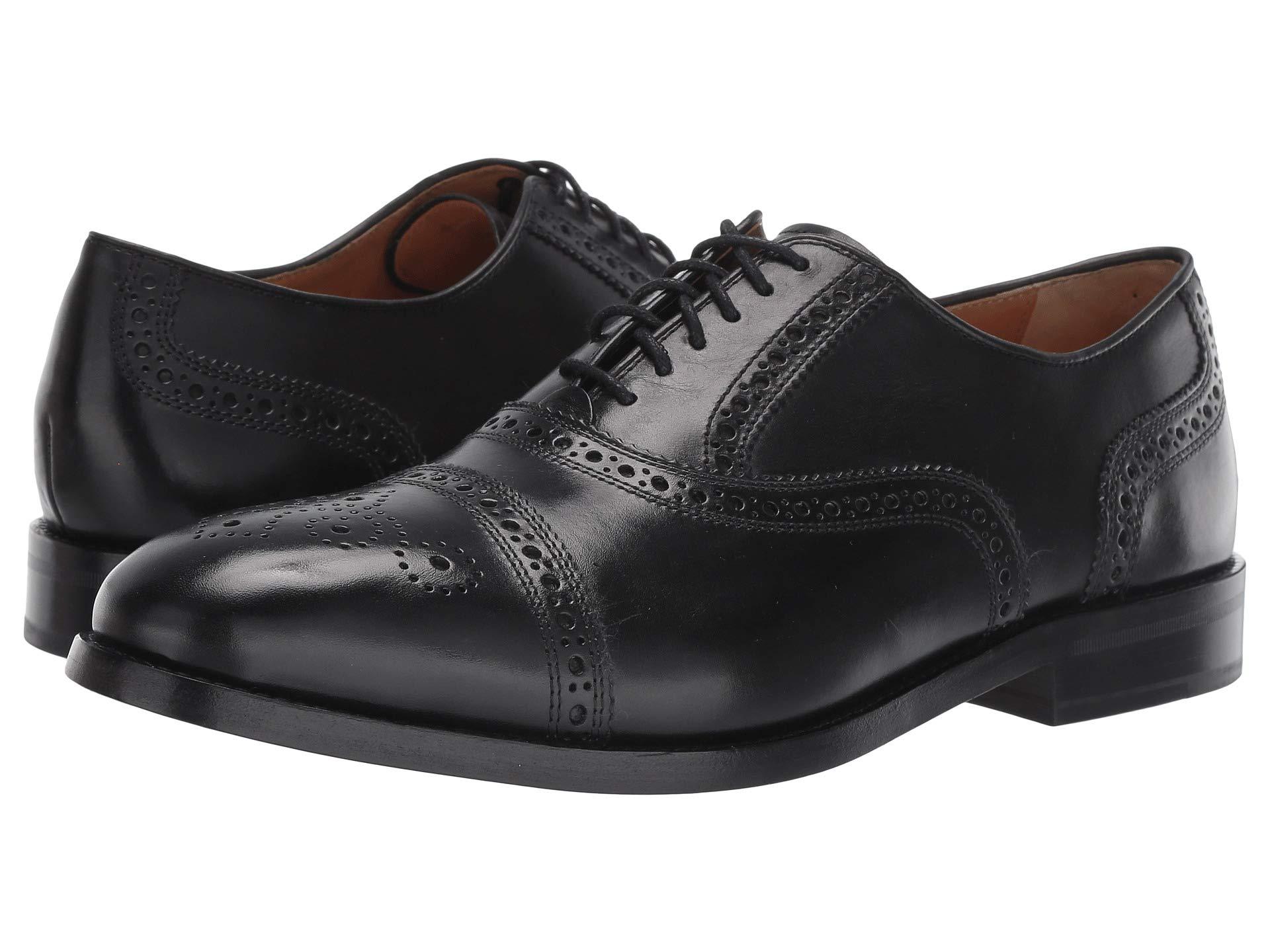 Cole Haan Leather Kneeland Brogue Cap Toe Oxford in Black for Men - Lyst