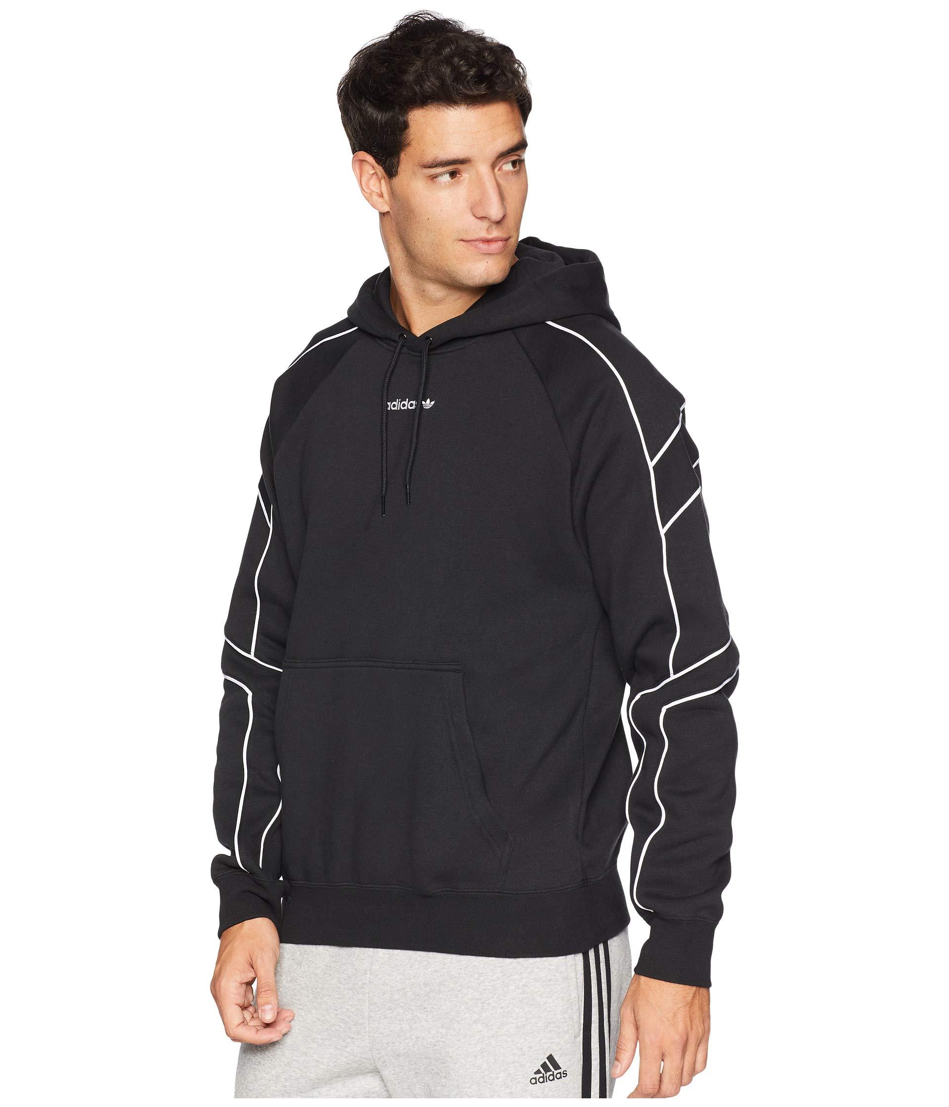 adidas originals eqt outline hoodie in black