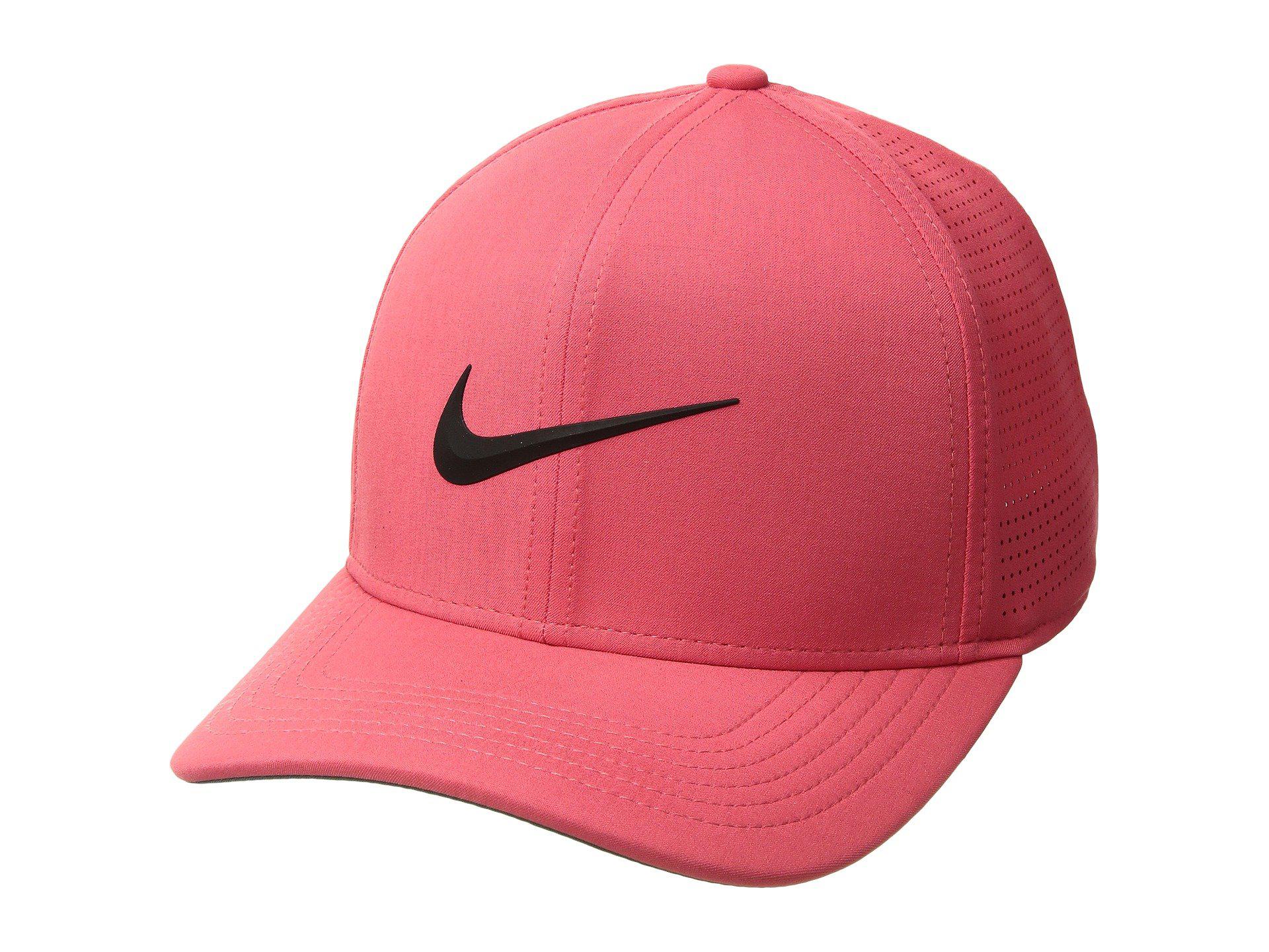 pink nike cap