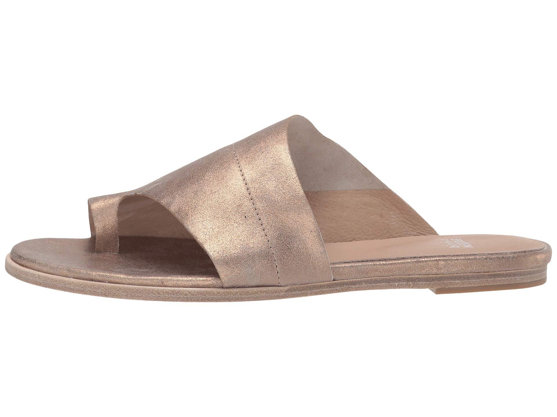 eileen fisher ty washed leather slide