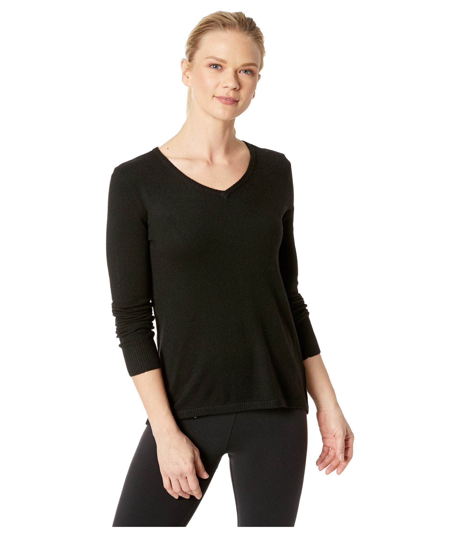 Smartwool Wool Shadow Pine Vneck Sweater (black) Women's Sweater Lyst