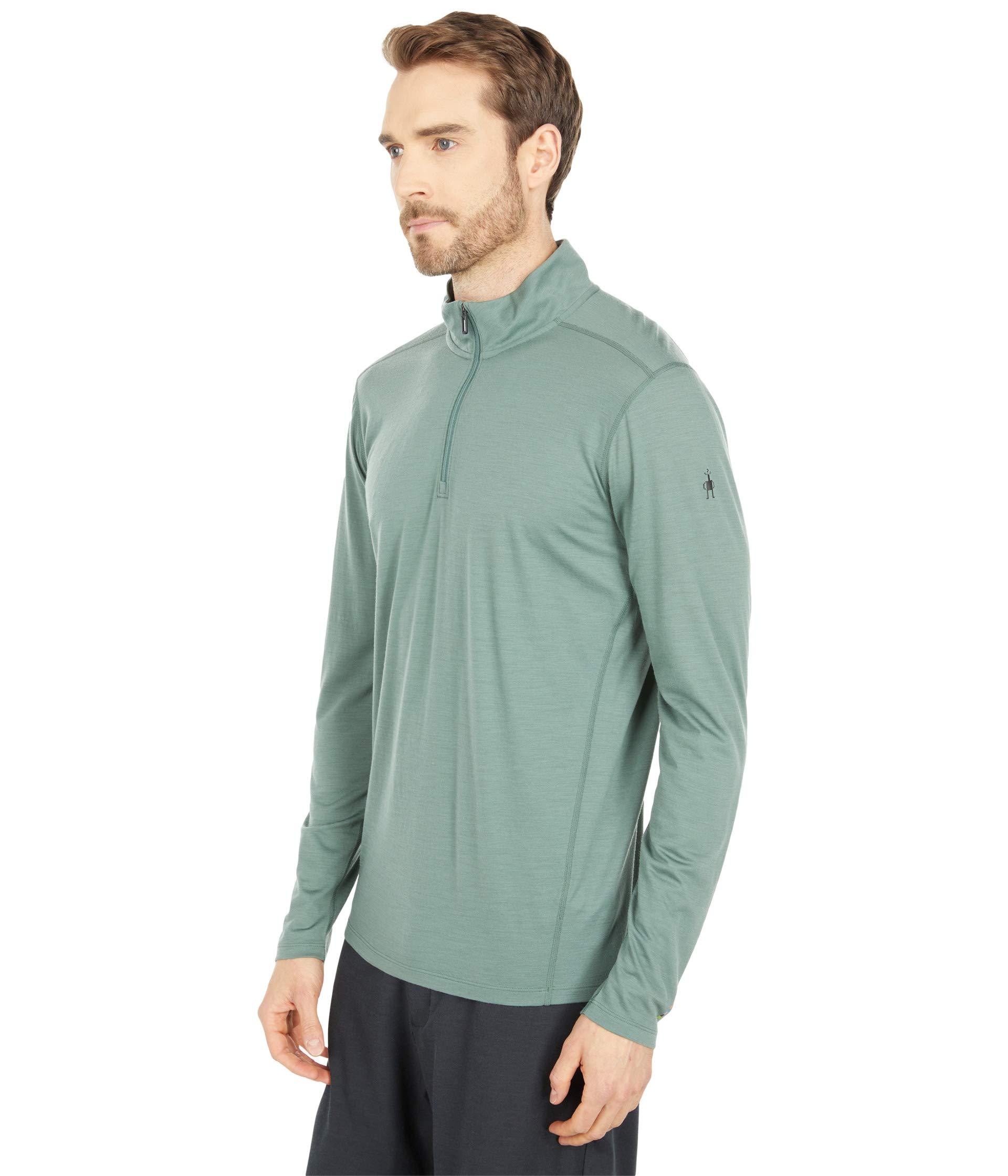Smartwool Wool Merino 150 Base Layer 1/4 Zip in Green for Men Lyst