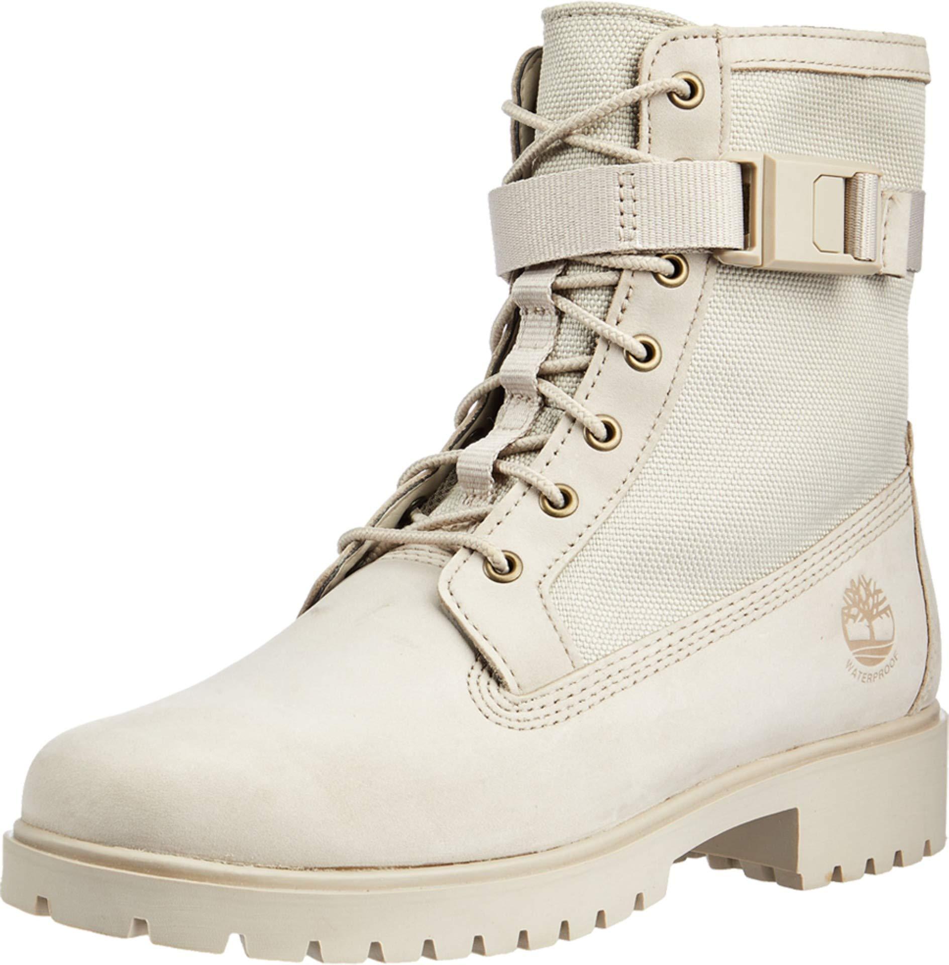 jayne fabric and leather waterproof side zip boot