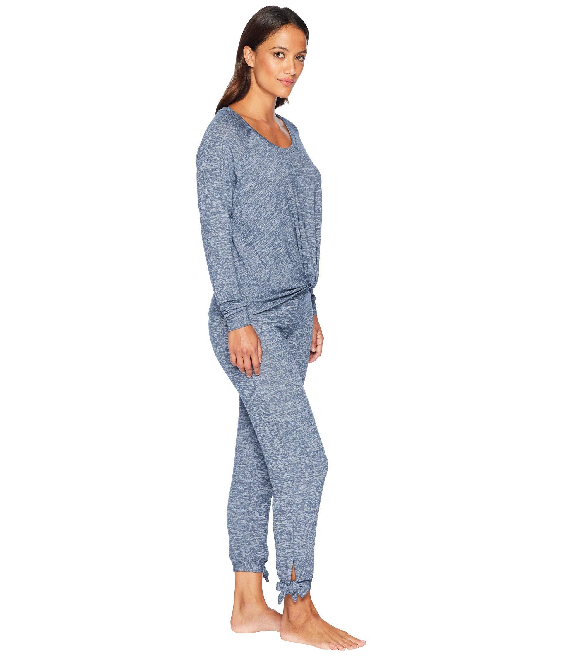 UGG Synthetic Fallon Knit Sleepwear Set (navy Heather) Women's Pajama