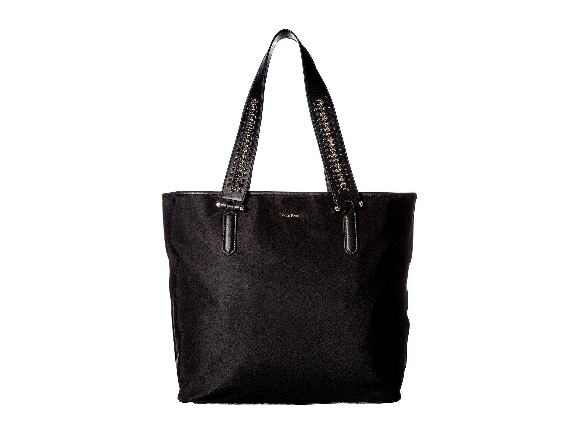 calvin klein florence nylon tote