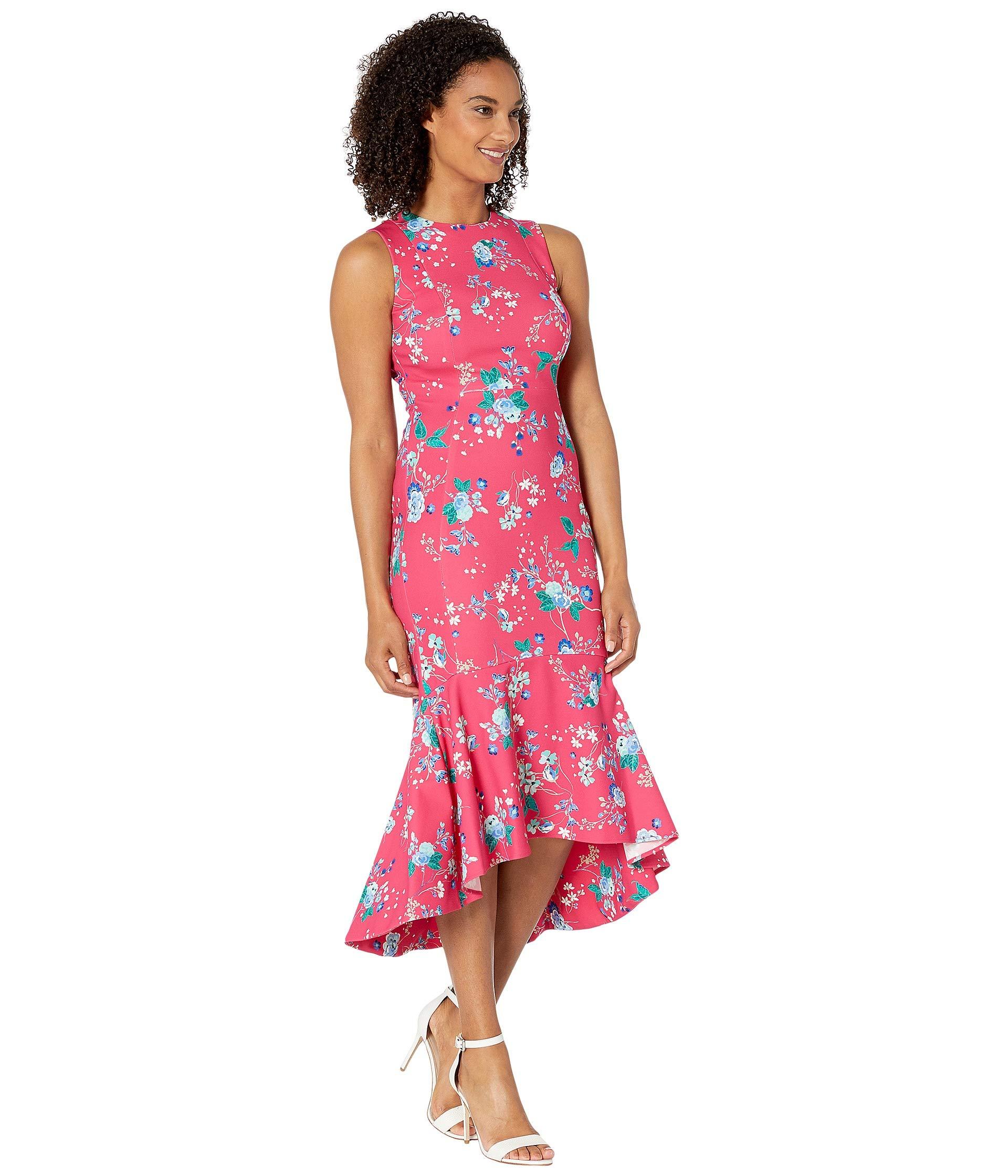calvin klein hibiscus dress