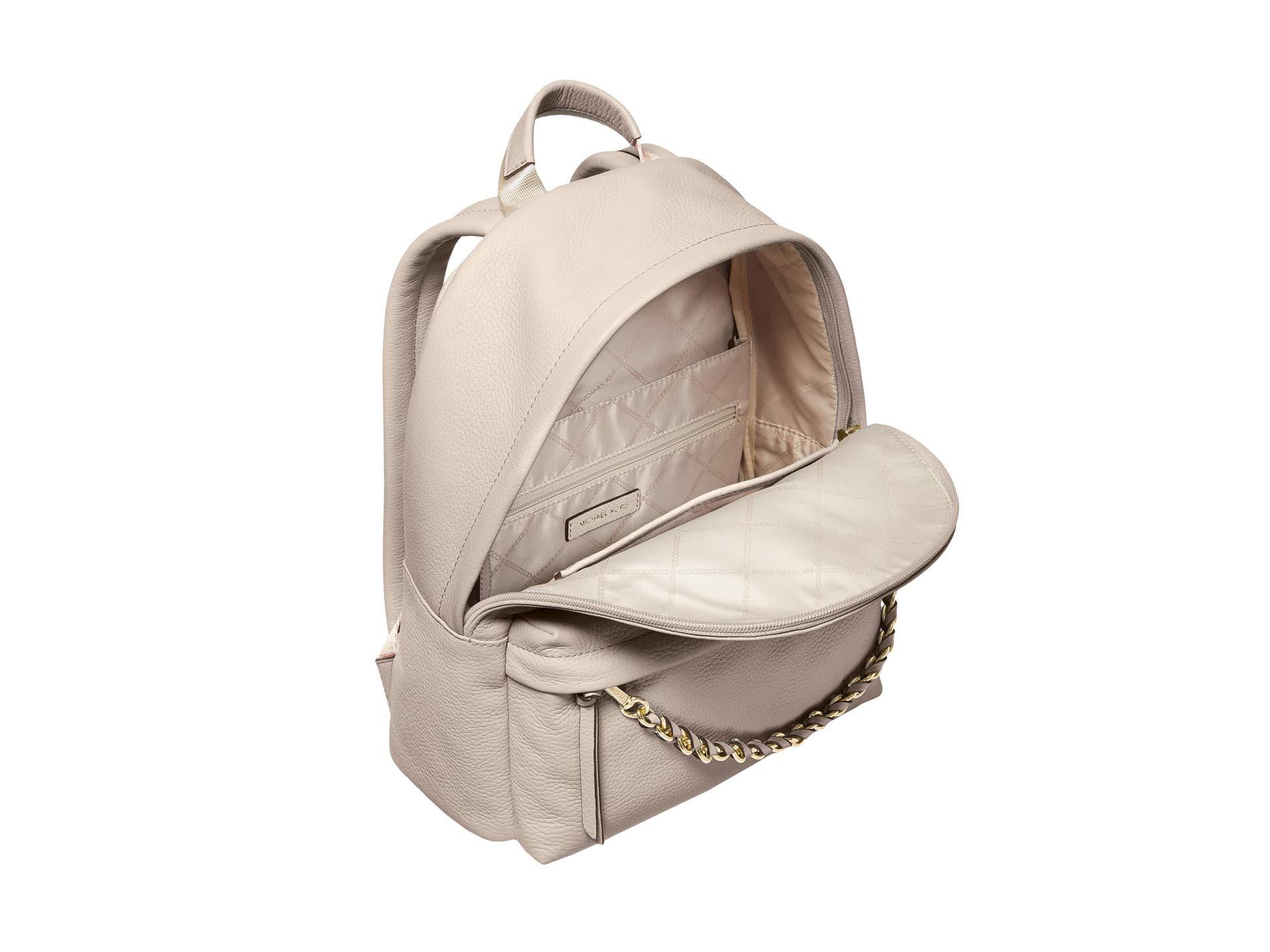 Michael Michael Kors Brown/Acorn Slater Medium Logo Backpack