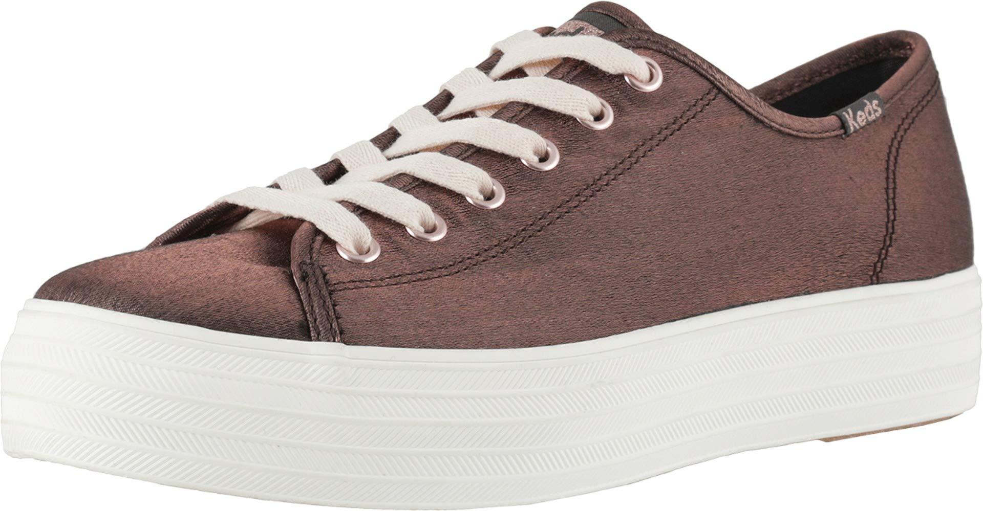 Keds Cotton Triple Kick Metallic Shantung - Lyst