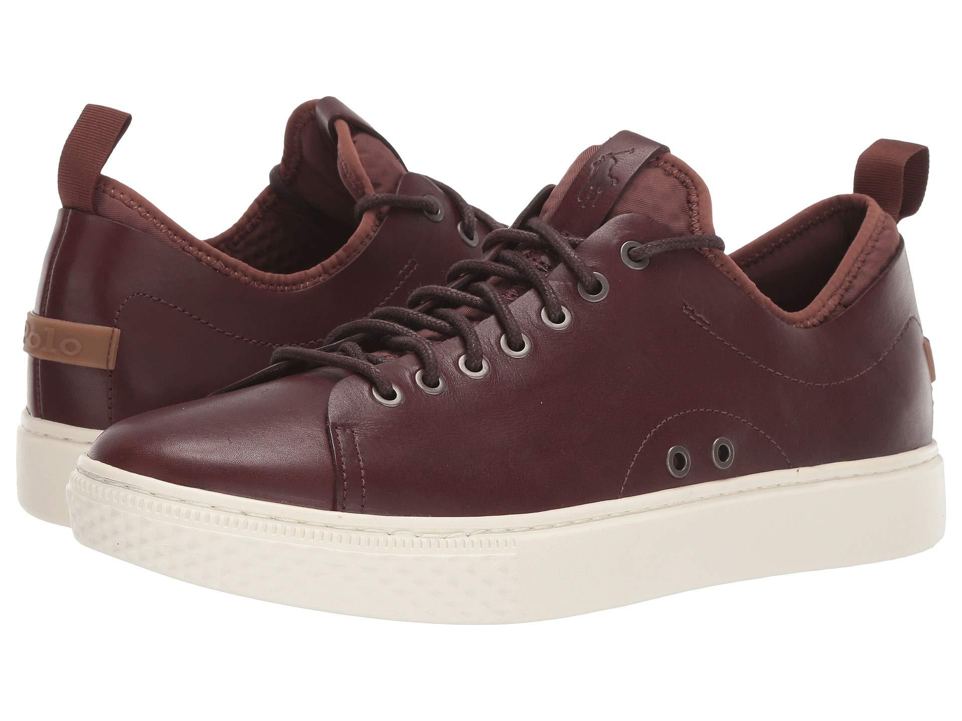 polo dunovin leather sneaker