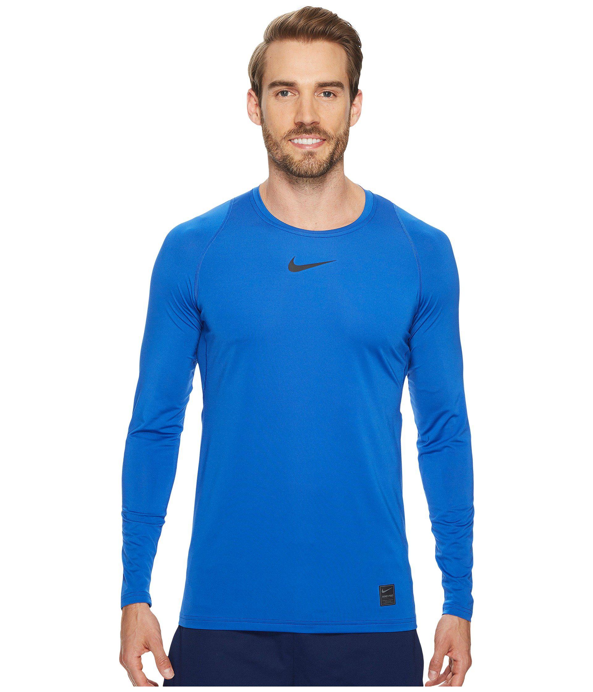 nike men's pro fitted long sleeve training shirt