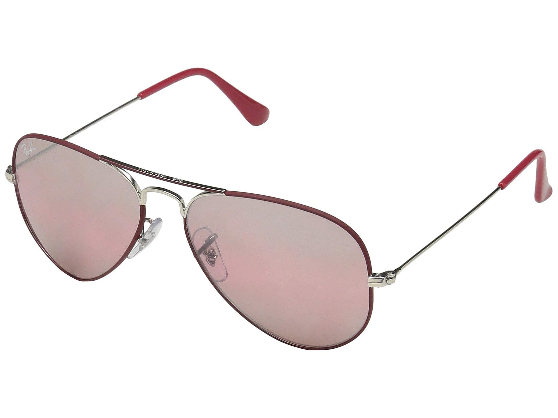 ray ban rb3025 aviator sunglasses 55mm