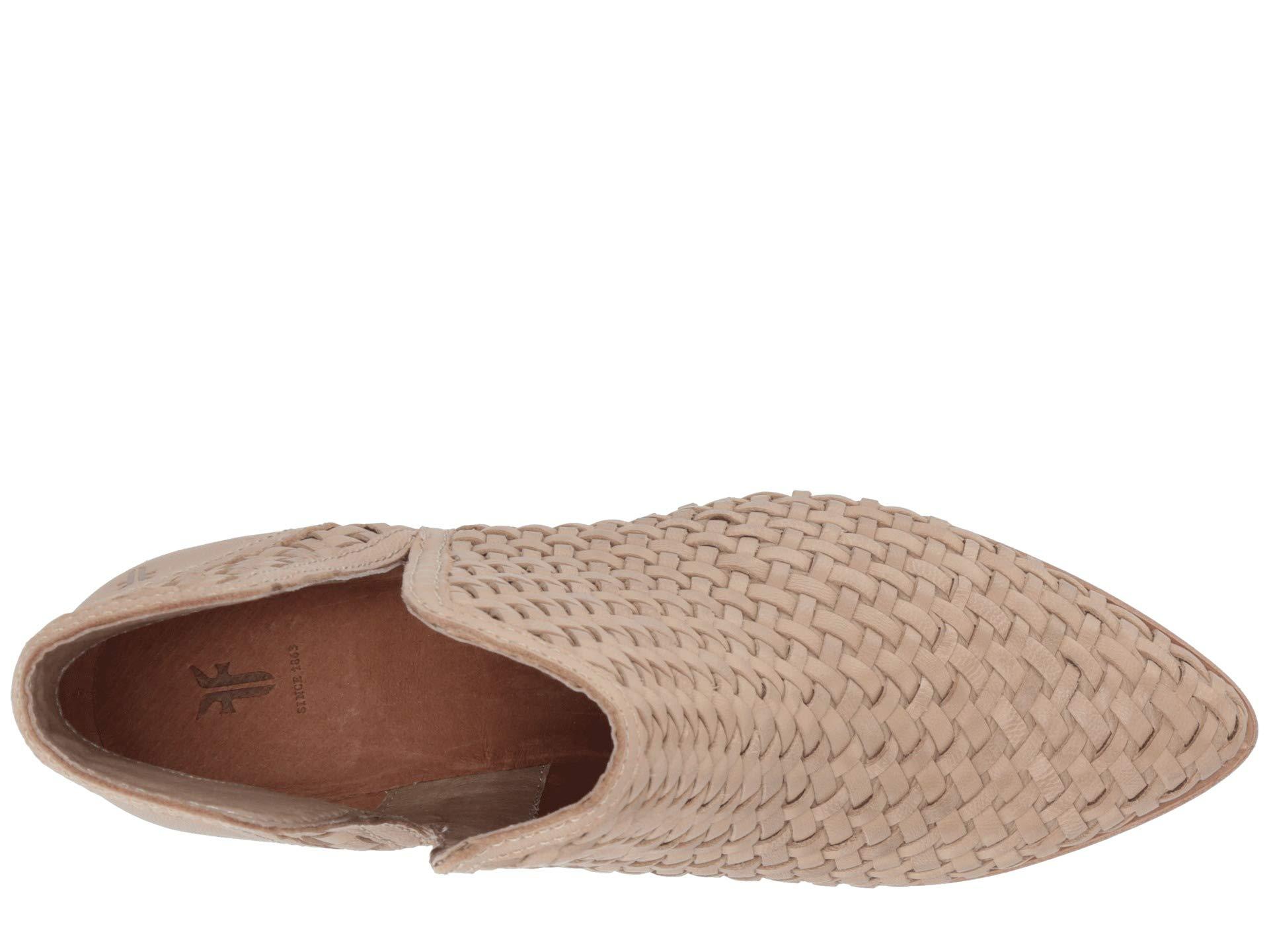 frye reed woven bootie