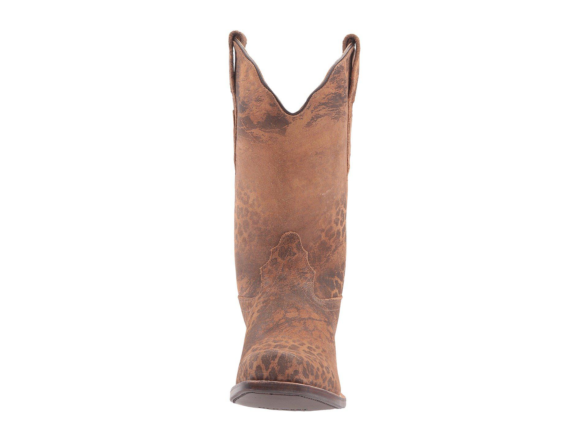 old west leopard boots