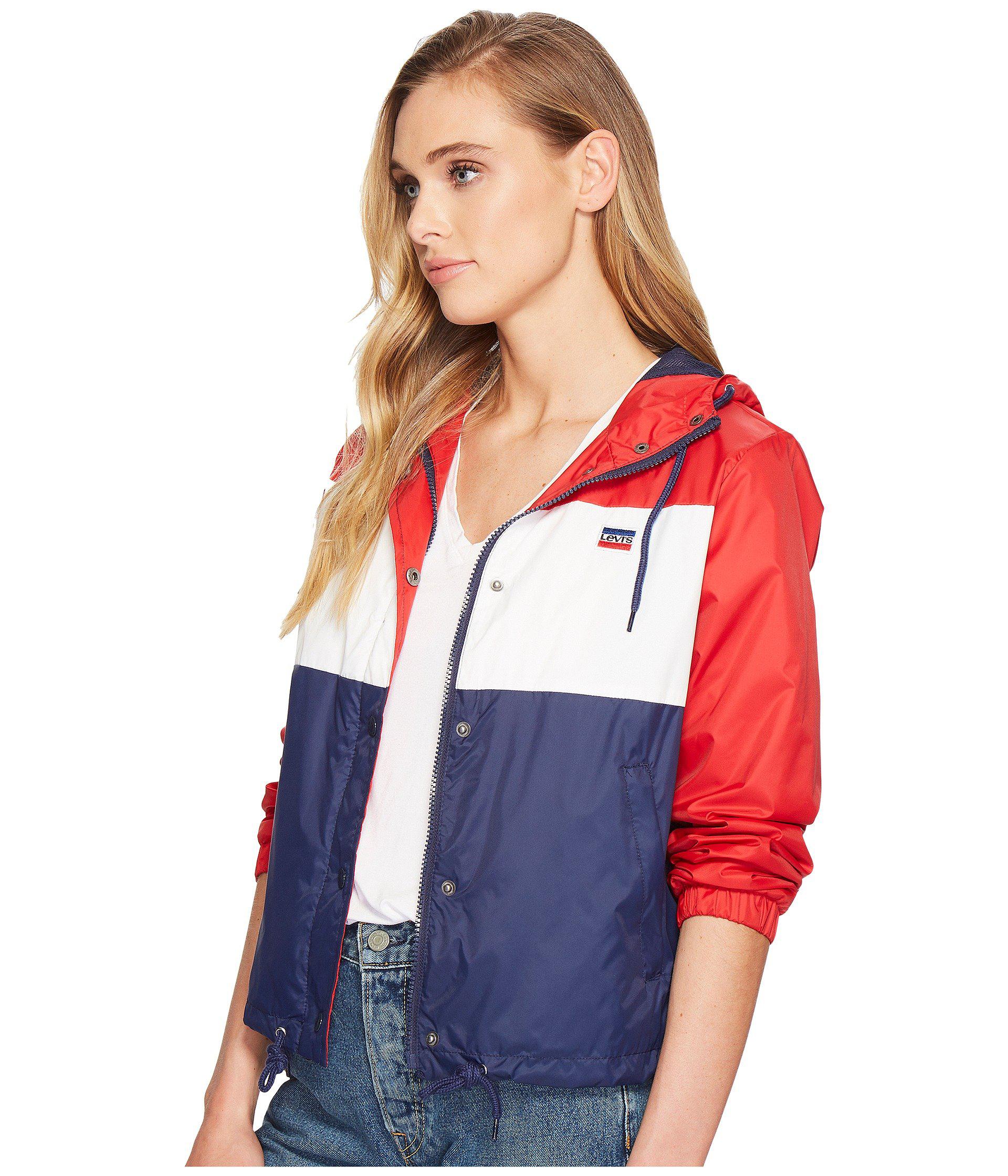 levi's colorblock sport hoodie