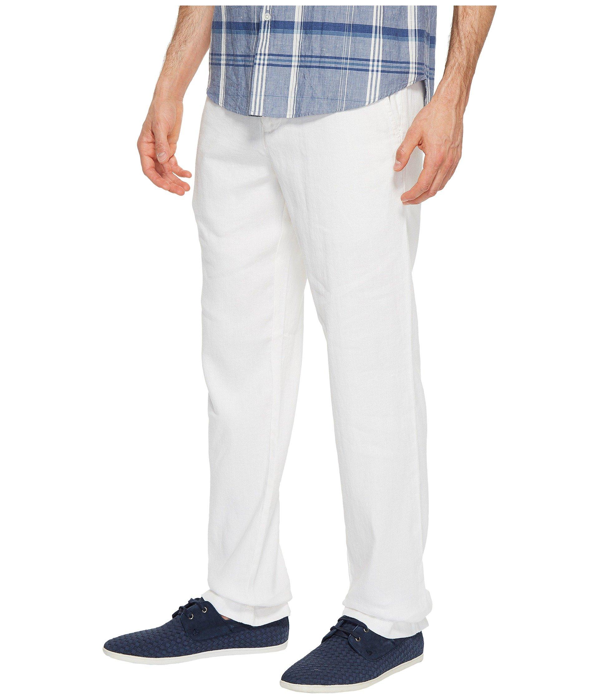 Tommy Bahama Beach Linen Elastic Waist Pants in White for Men - Lyst