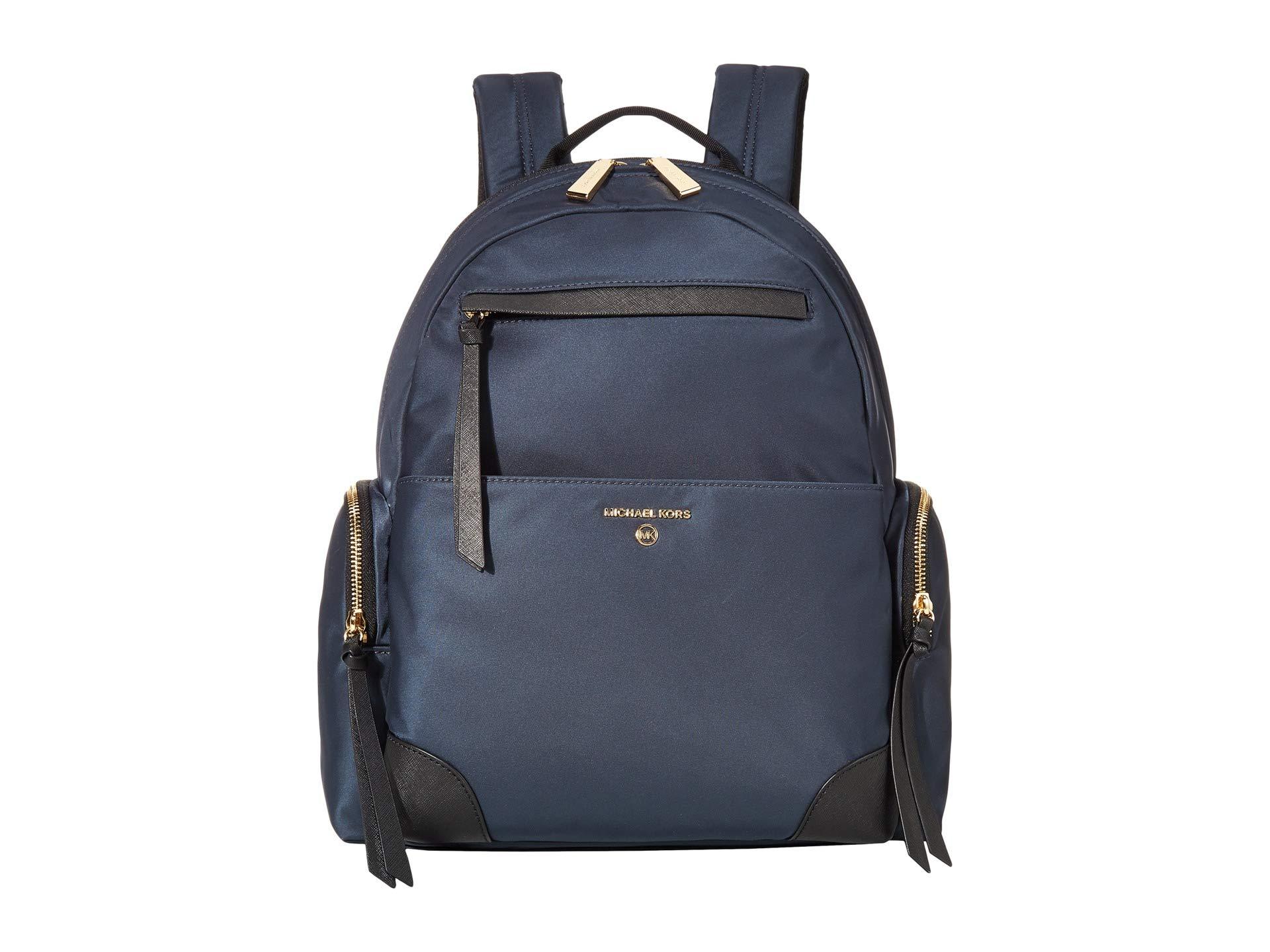 Michael Kors Prescott Large Nylon Backpack in Blue