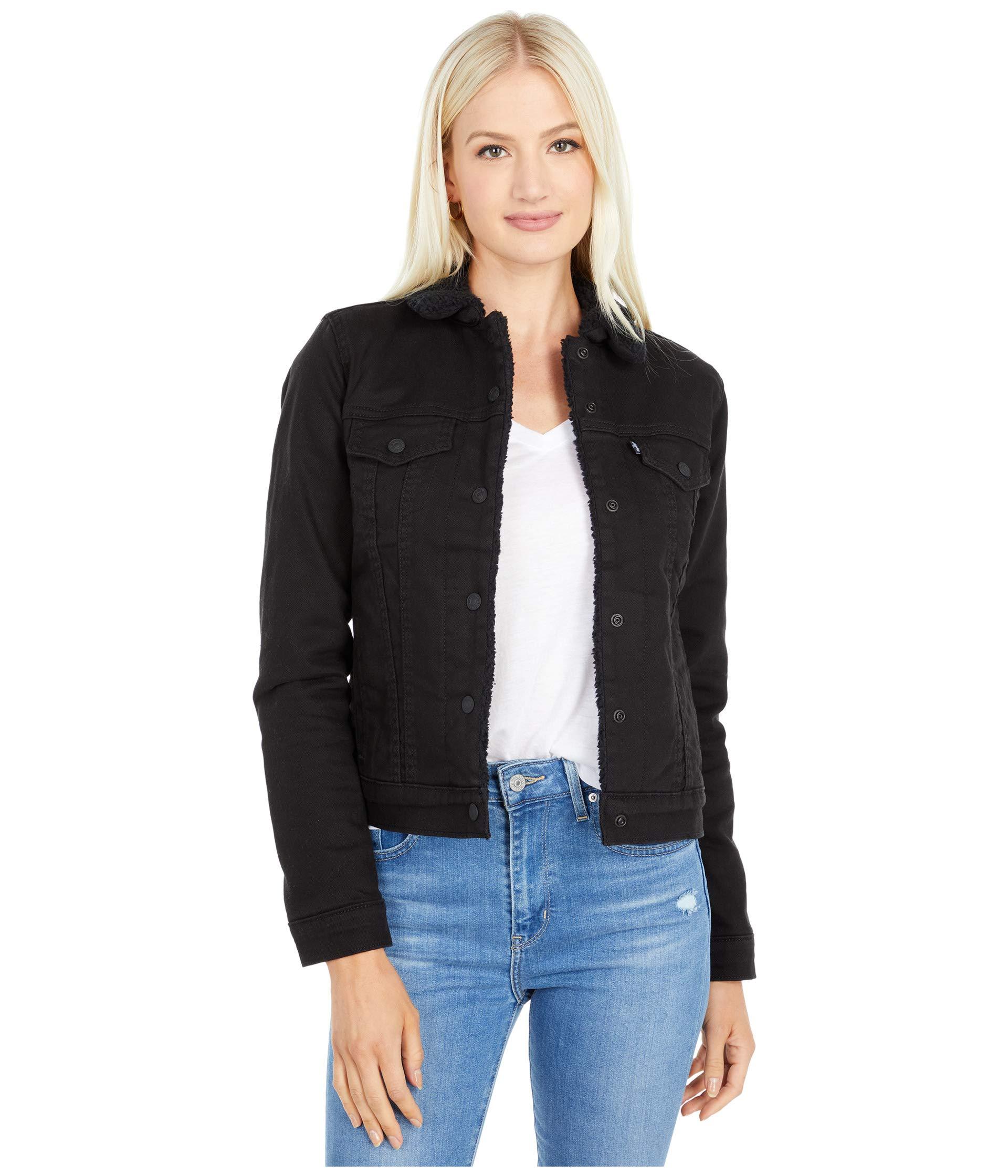 black levi's denim jacket womens