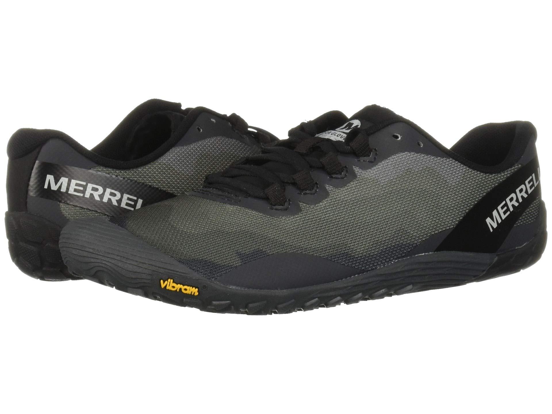Merrell Vapor Glove 4 Vegan Barefoot Walking Running Shoes in Black for Men - Save 28% - Lyst