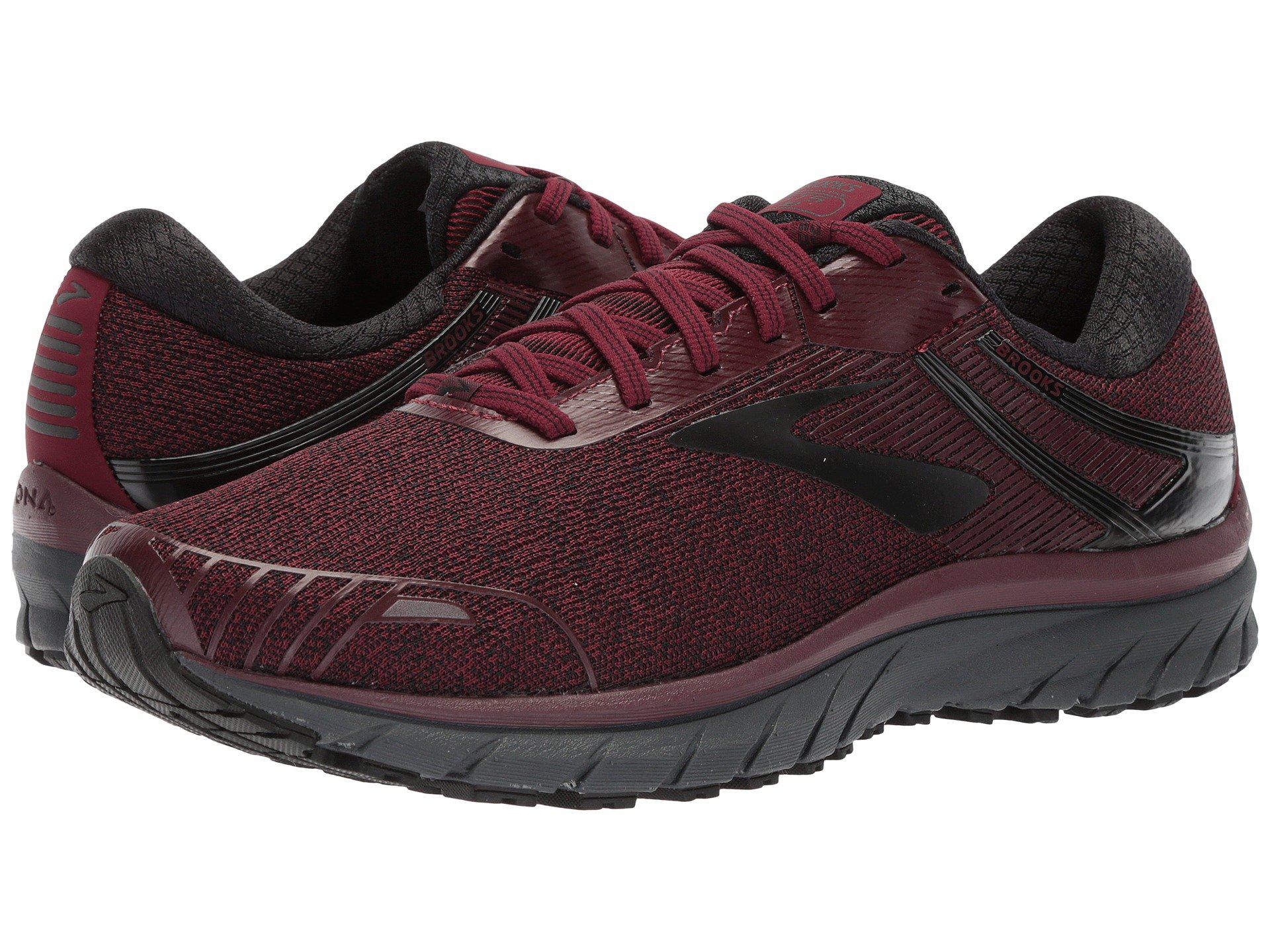 brooks adrenaline gts 18 black gold red